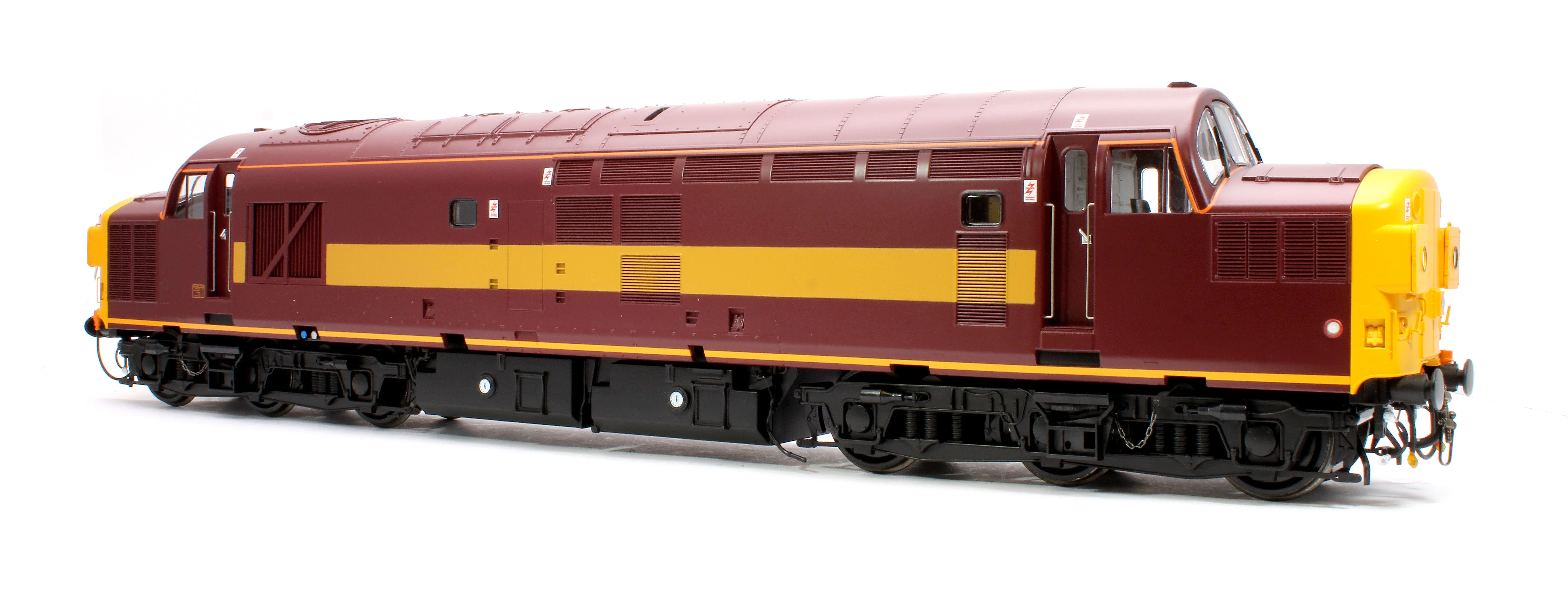 3726 Class 37/0 (split headcode) EW&S Red/Gold unnumbered Diesel Locomotive - Image 2