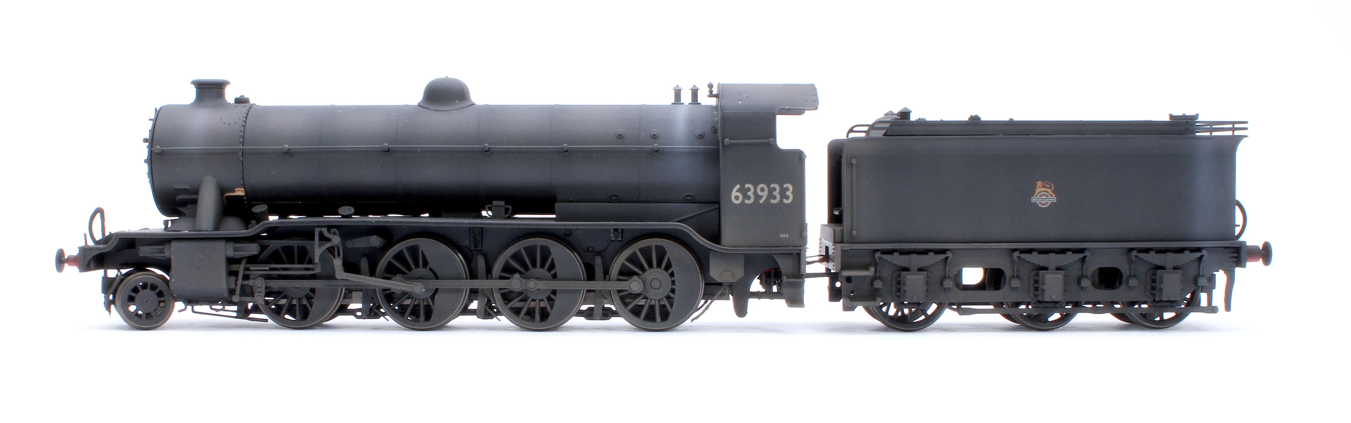 3902W Custom Weathered Class O2/2 'Tango' BR Early Emblem No.63933 (GN Cab/Tender) Steam Locomotive - Image 2