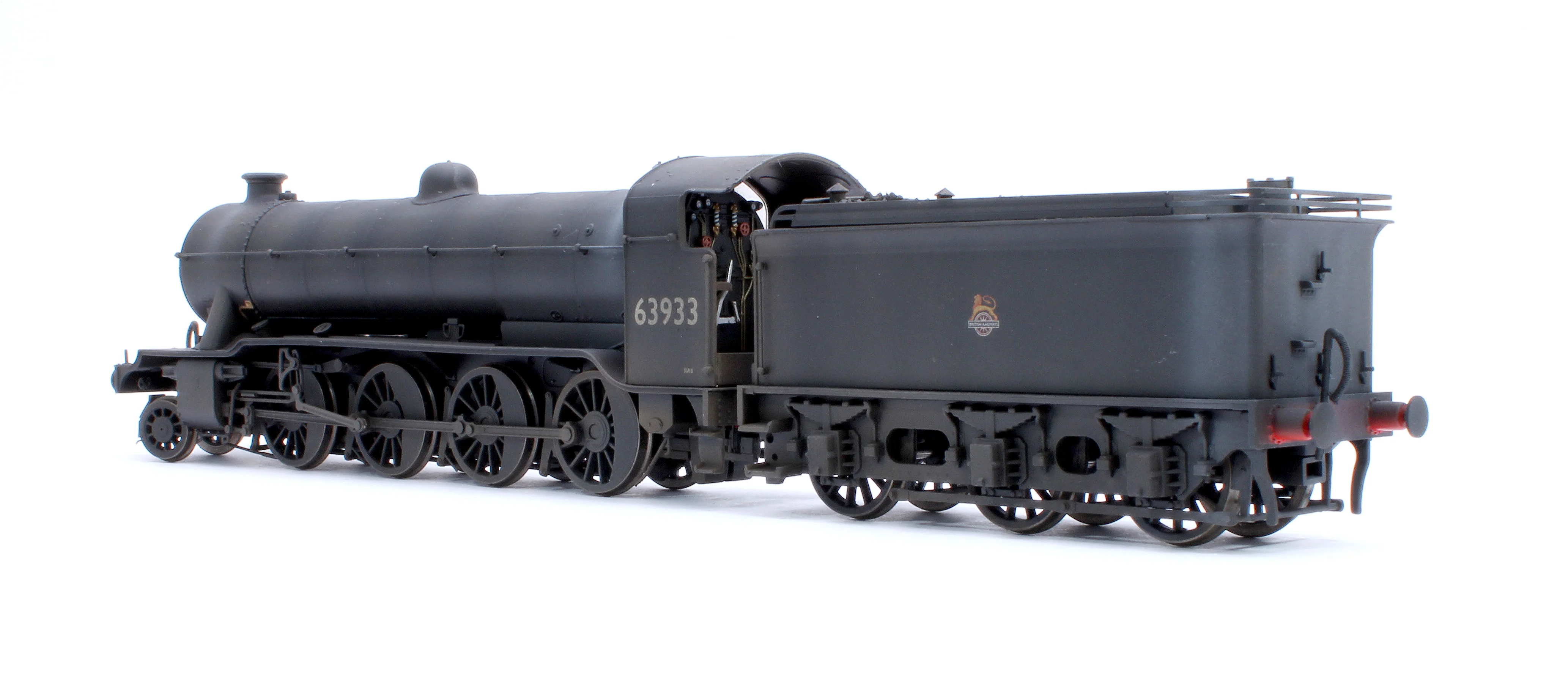 3902W Custom Weathered Class O2/2 'Tango' BR Early Emblem No.63933 (GN Cab/Tender) Steam Locomotive - Image 3