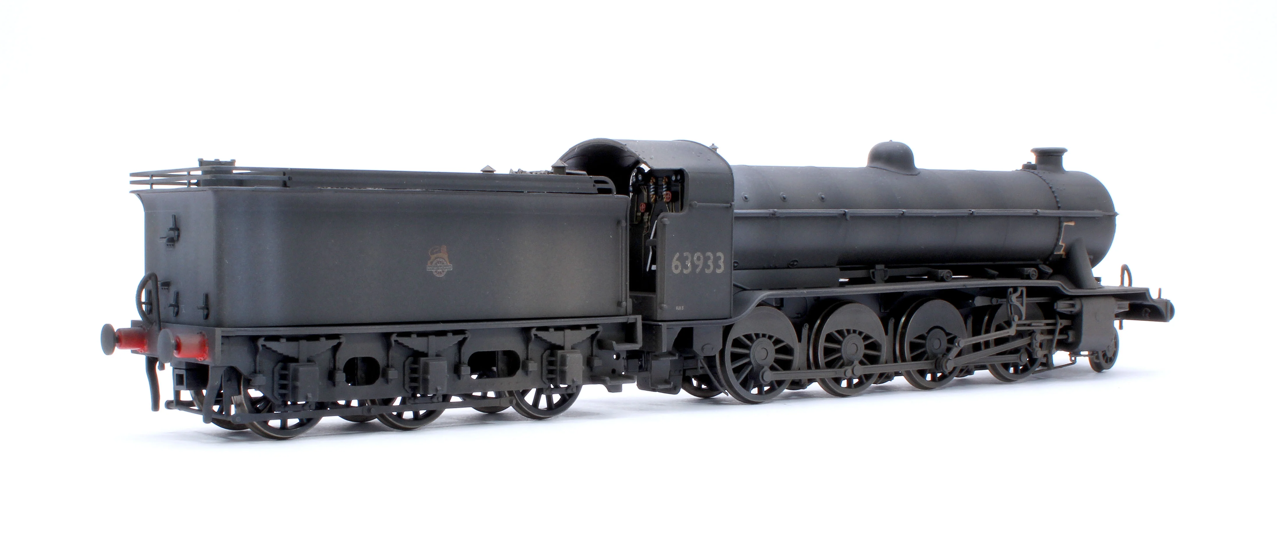 3902W Custom Weathered Class O2/2 'Tango' BR Early Emblem No.63933 (GN Cab/Tender) Steam Locomotive - Image 4