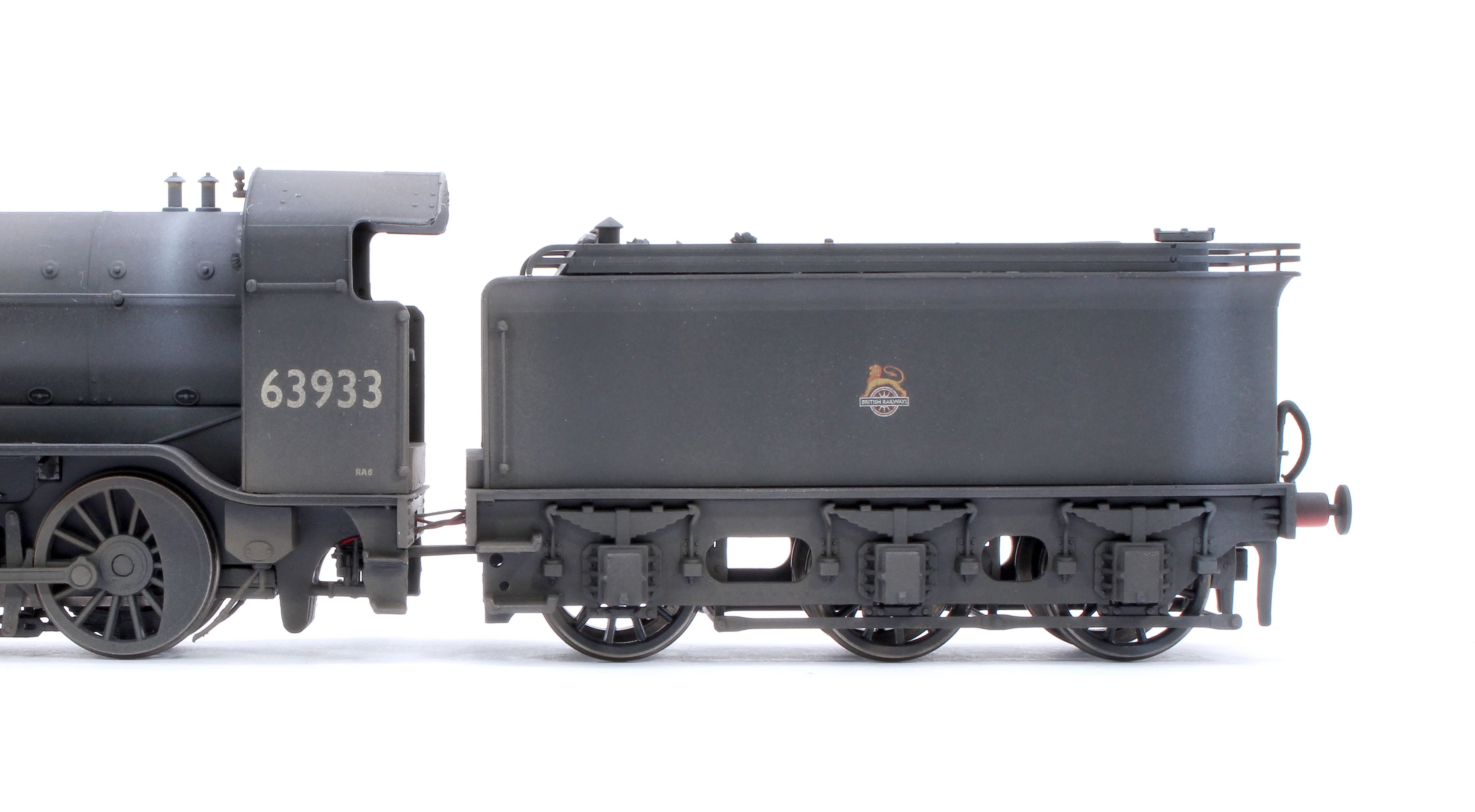 3902W Custom Weathered Class O2/2 'Tango' BR Early Emblem No.63933 (GN Cab/Tender) Steam Locomotive - Image 8