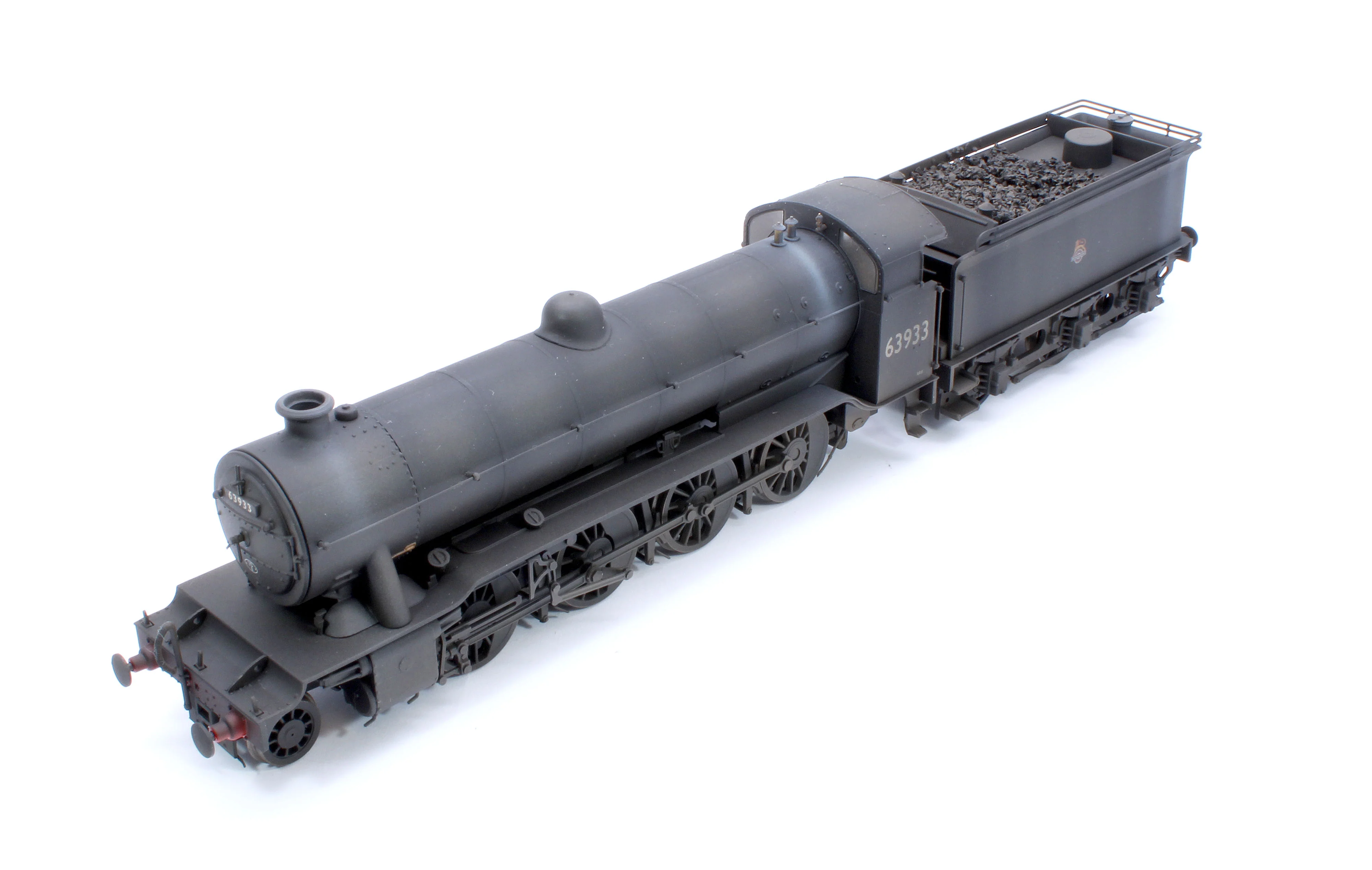 3902W Custom Weathered Class O2/2 'Tango' BR Early Emblem No.63933 (GN Cab/Tender) Steam Locomotive - Image 9
