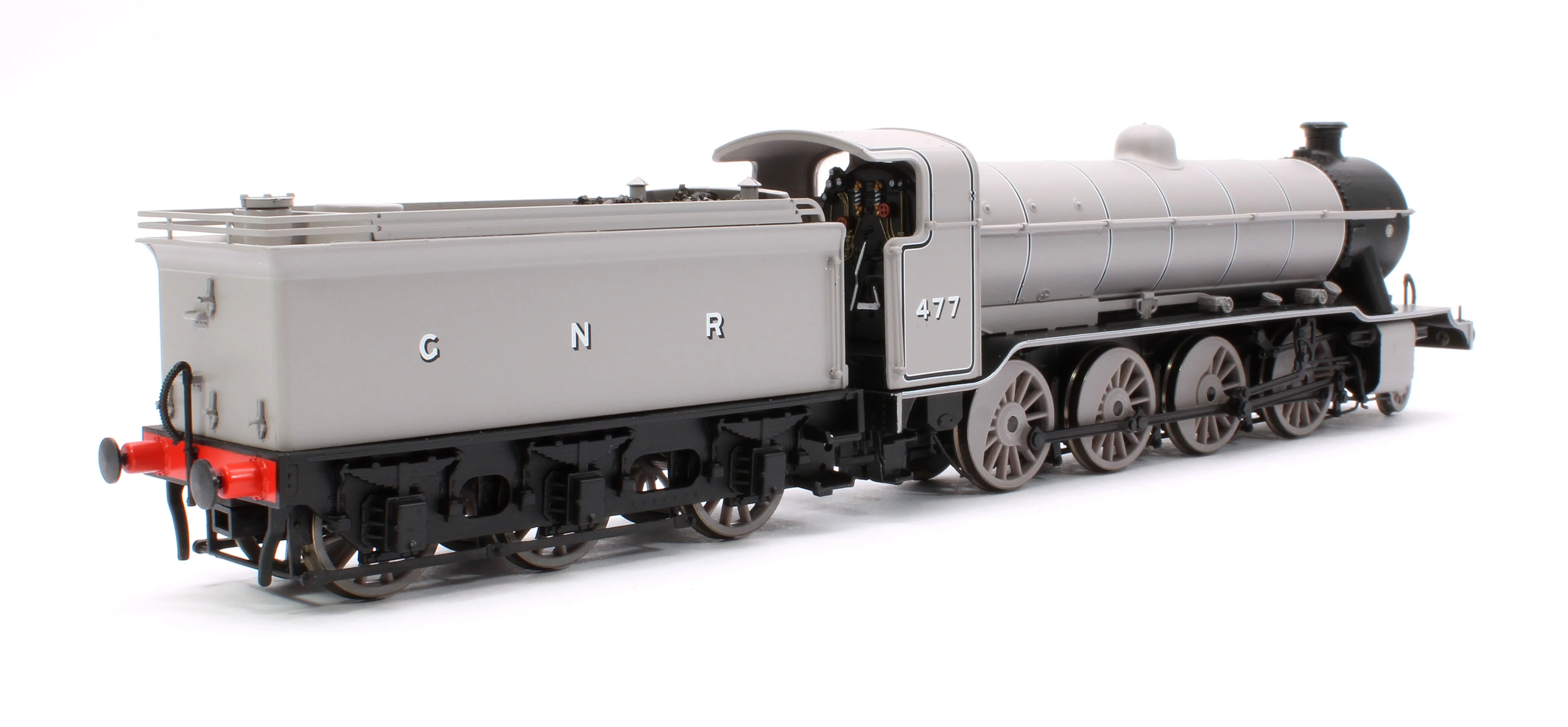 3930 Class O2/1 'Tango' GNR Lined Grey No.477 (GN High Cab/Tender) Steam Locomotive - Image 3