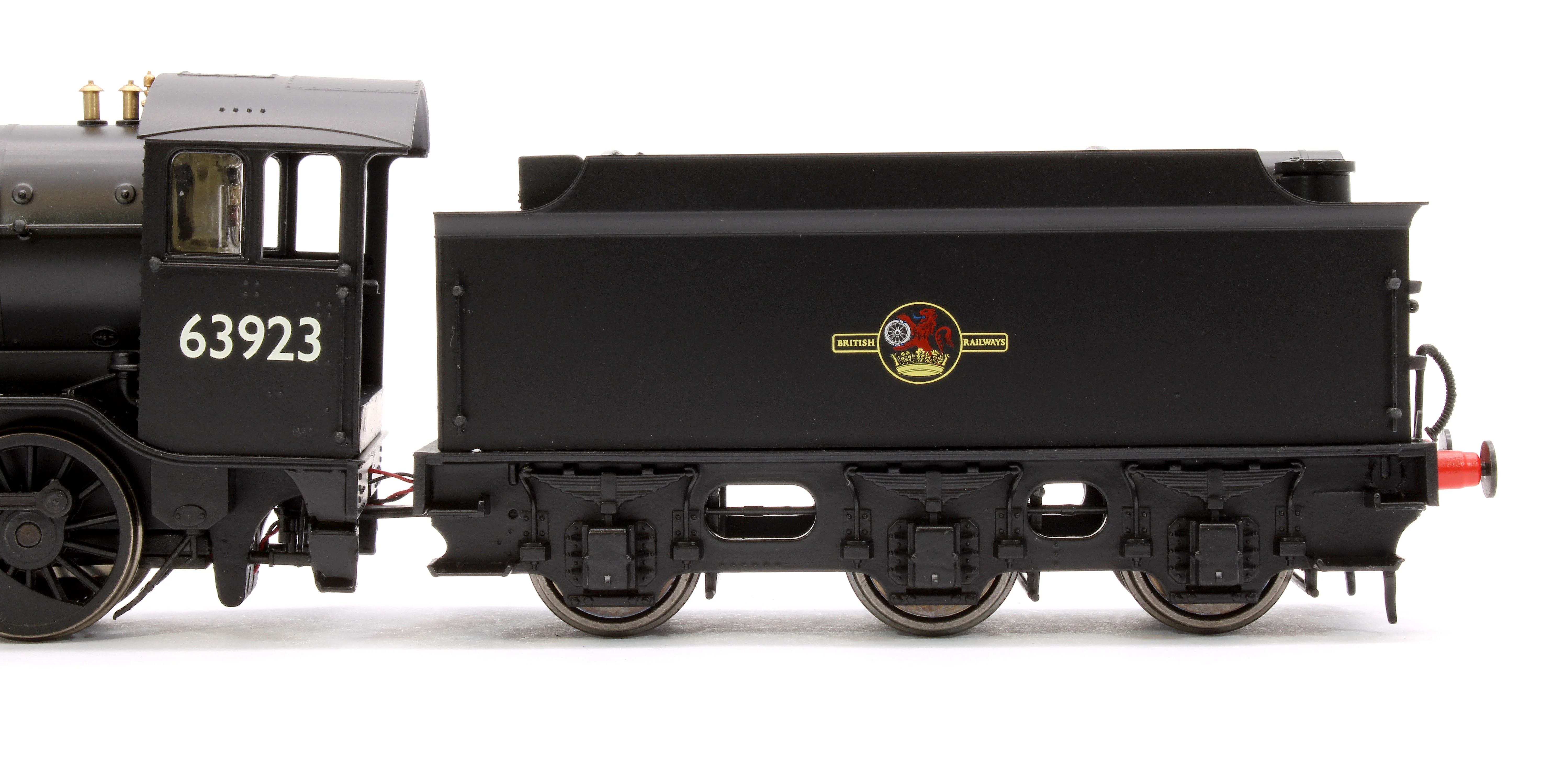 3934 Class O2/1 Tango BR Late Crest Black No.63923 (LNER Cab/LNER Stepped Side Tender) Steam Locomotive - Image 10