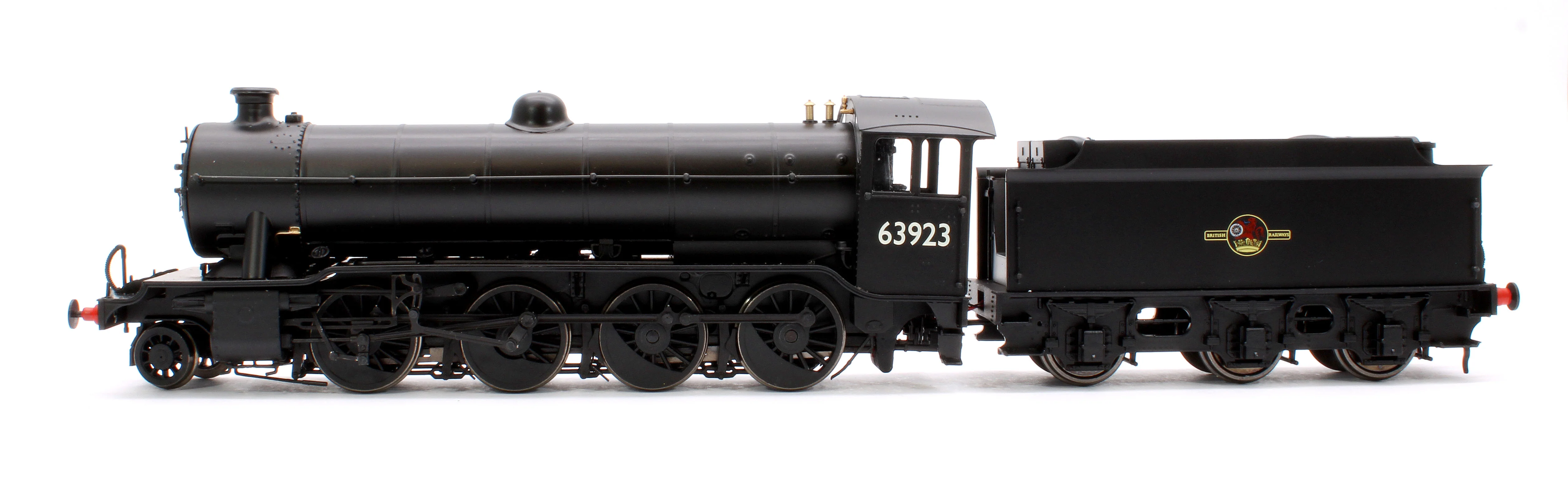 3934 Class O2/1 Tango BR Late Crest Black No.63923 (LNER Cab/LNER Stepped Side Tender) Steam Locomotive - Image 5
