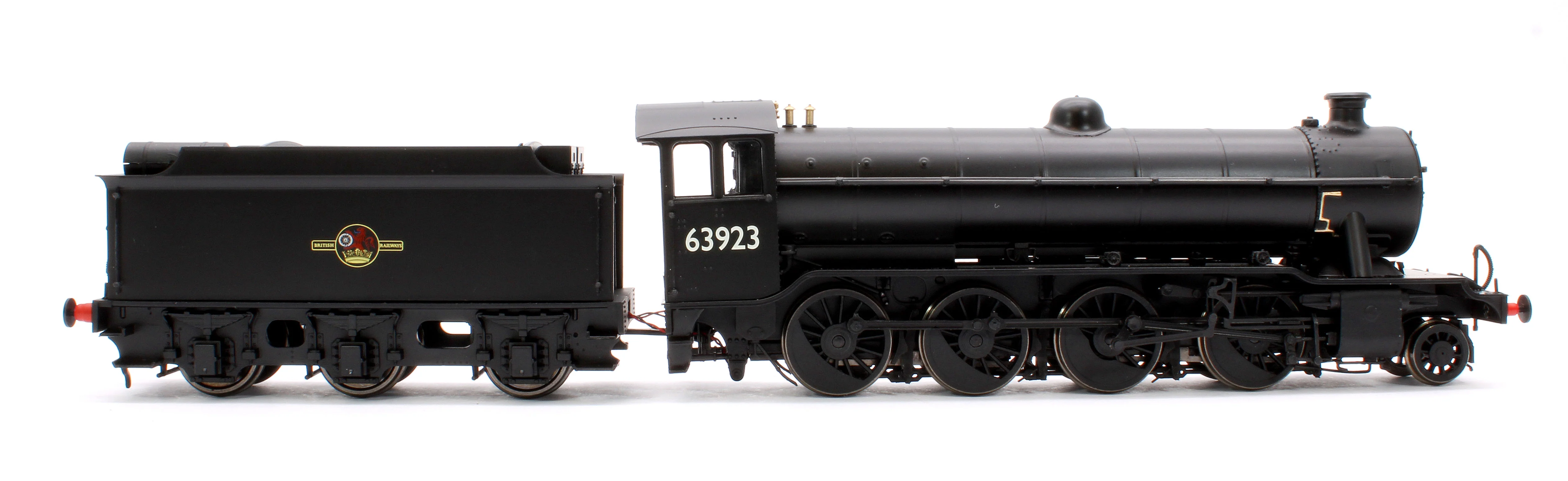 3934 Class O2/1 Tango BR Late Crest Black No.63923 (LNER Cab/LNER Stepped Side Tender) Steam Locomotive - Image 6