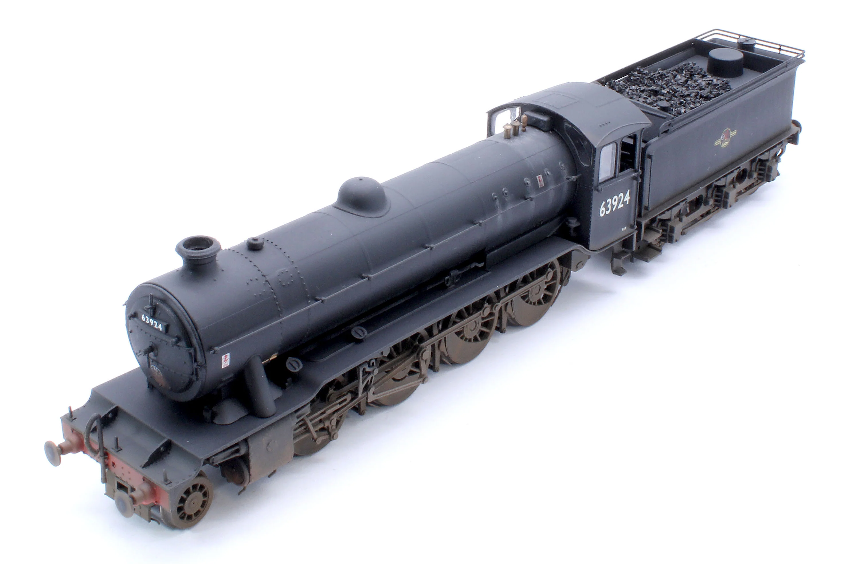 3941W Custom Weathered Class O2/4 'Tango' BR Early Emblem Black No.63924 (LNER Cab/GN Tender) Steam Locomotive - Image 11