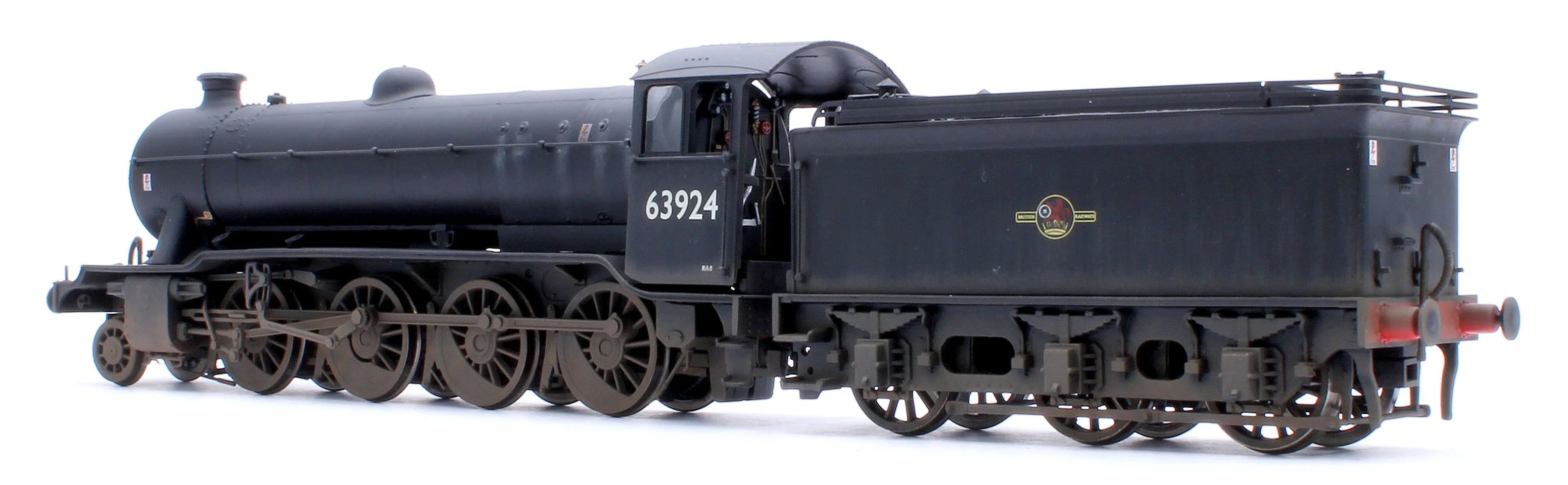 3941W Custom Weathered Class O2/4 'Tango' BR Early Emblem Black No.63924 (LNER Cab/GN Tender) Steam Locomotive - Image 3