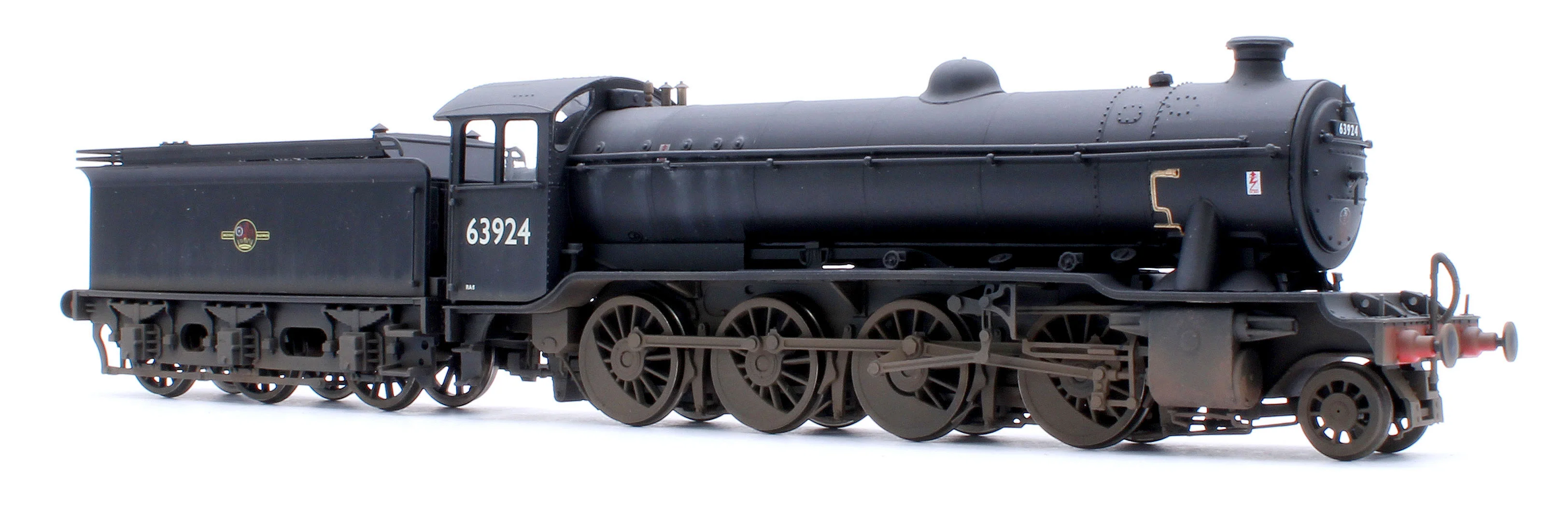 3941W Custom Weathered Class O2/4 'Tango' BR Early Emblem Black No.63924 (LNER Cab/GN Tender) Steam Locomotive - Image 6