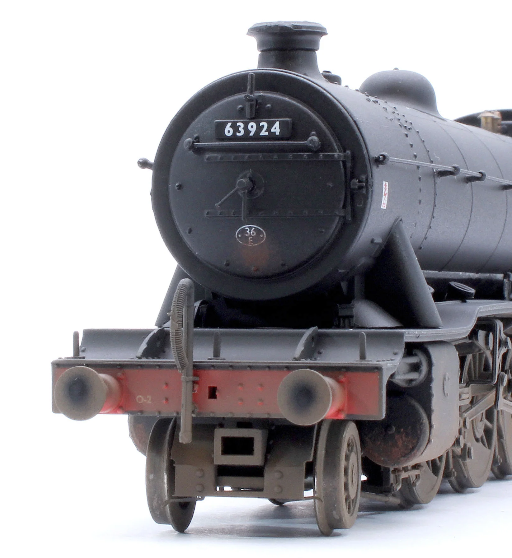 3941W Custom Weathered Class O2/4 'Tango' BR Early Emblem Black No.63924 (LNER Cab/GN Tender) Steam Locomotive - Image 9