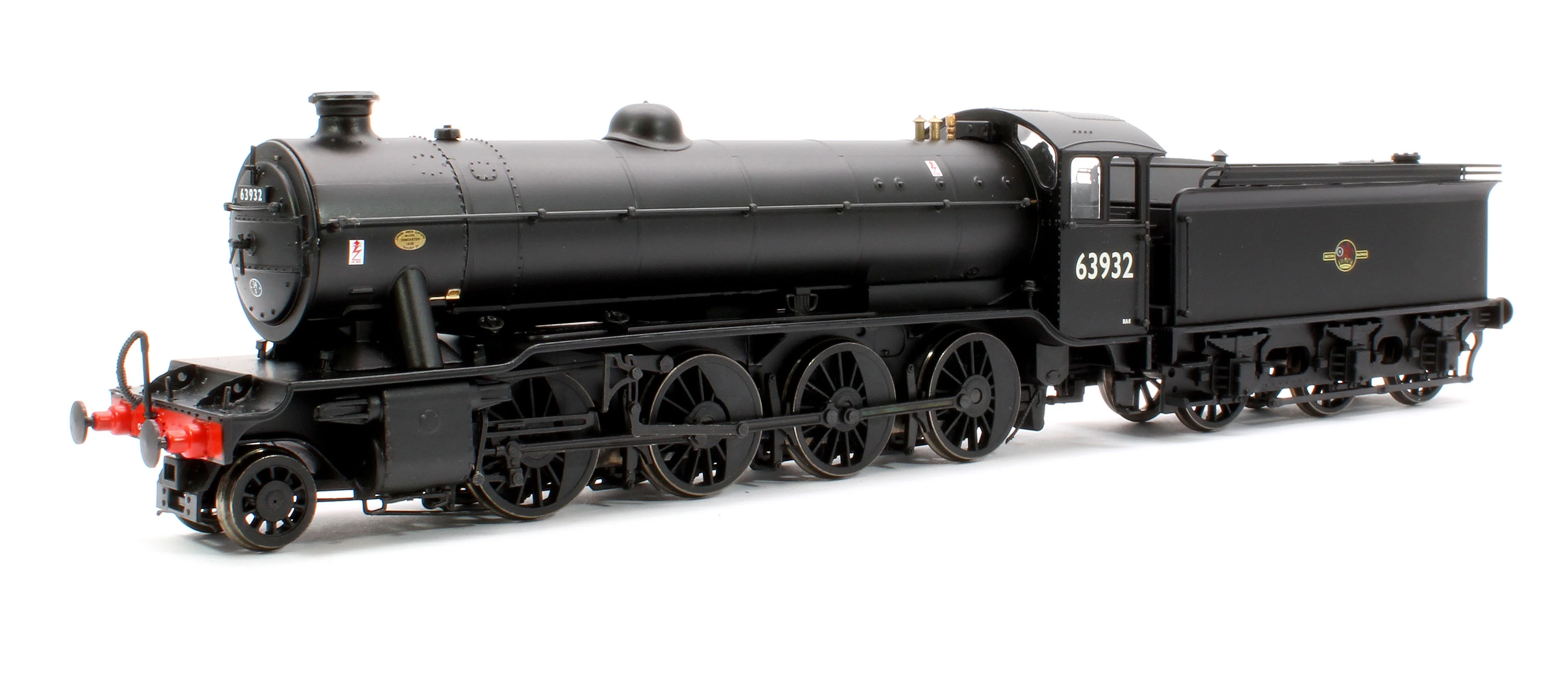 3943 Class O2/4 'Tango' BR late crest black No. 63932 with low running plate, side window cab and GN tender, short chimney