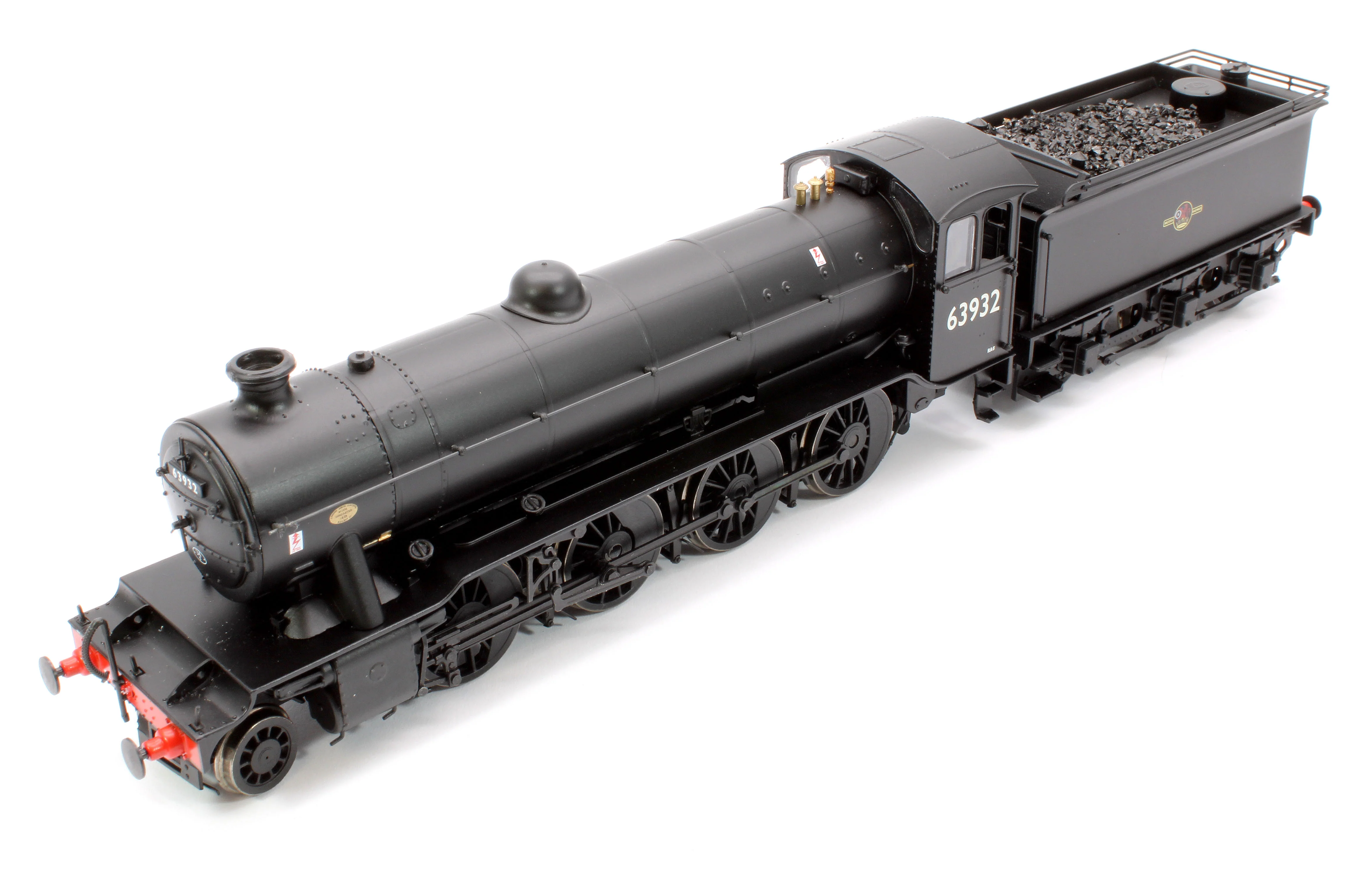 3943 Class O2/4 'Tango' BR late crest black No. 63932 with low running plate, side window cab and GN tender, short chimney - Image 11
