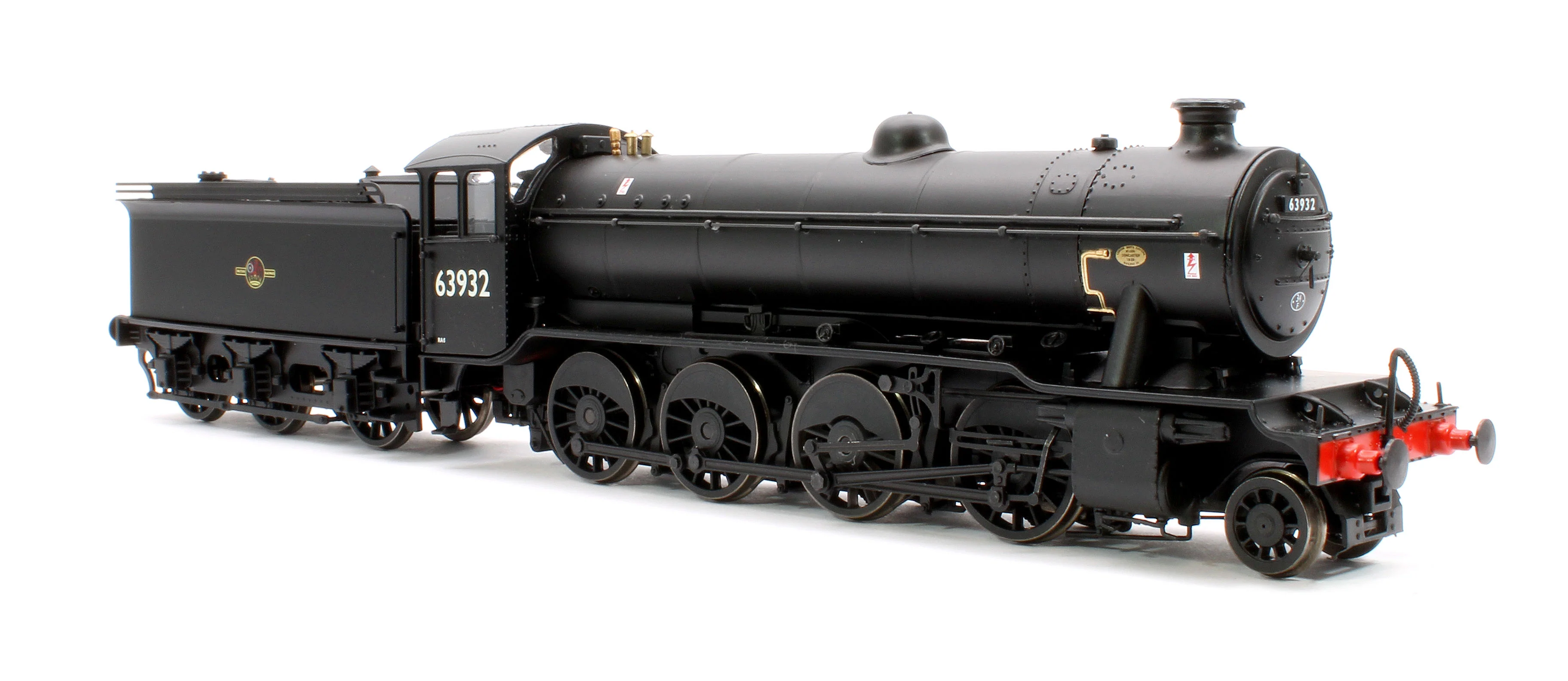 3943 Class O2/4 'Tango' BR late crest black No. 63932 with low running plate, side window cab and GN tender, short chimney - Image 4
