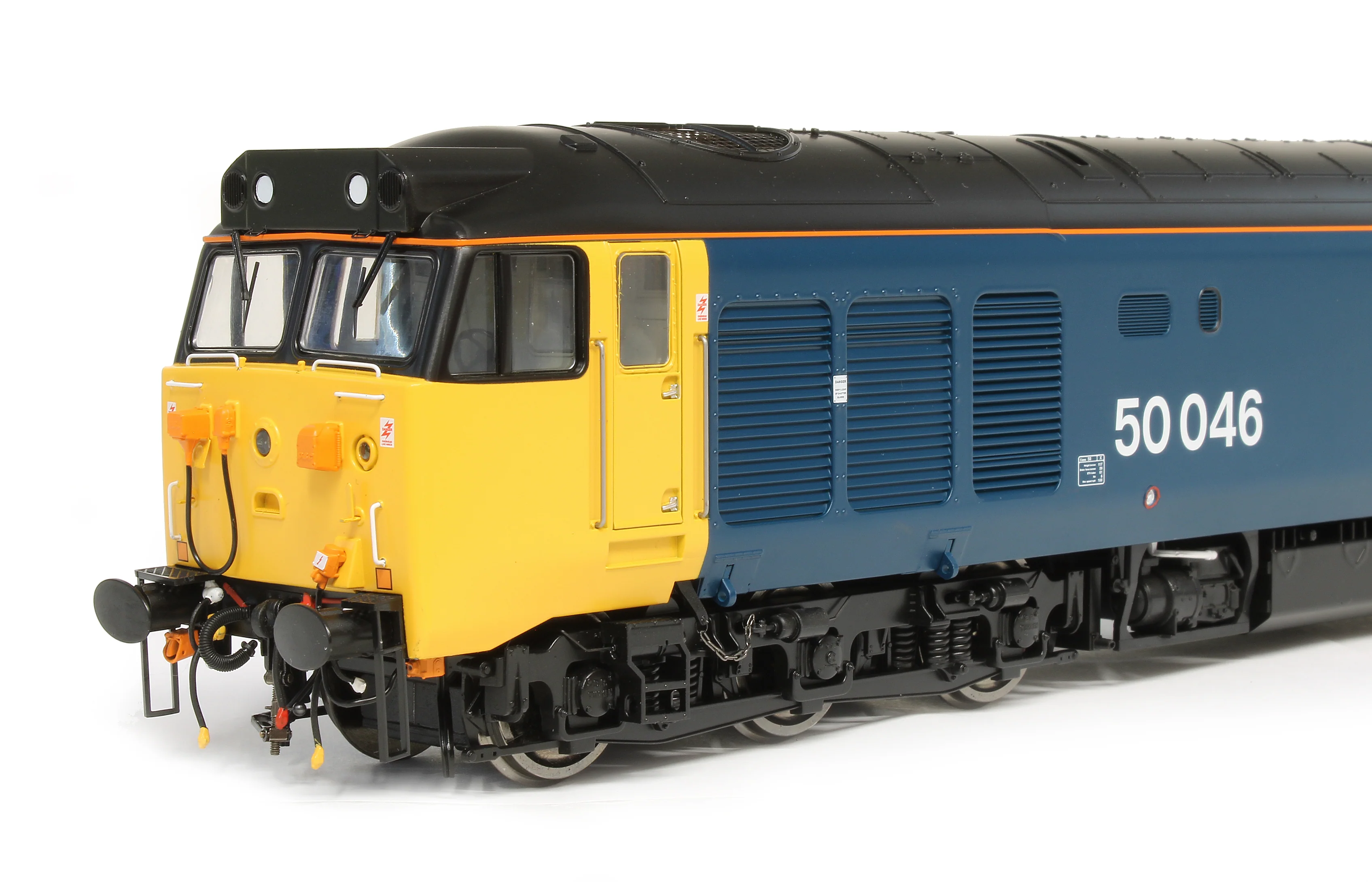 4037 Class 50 046 'Ajax' BR Blue Large Logo (Black Roof) Diesel Locomotive - Image 3