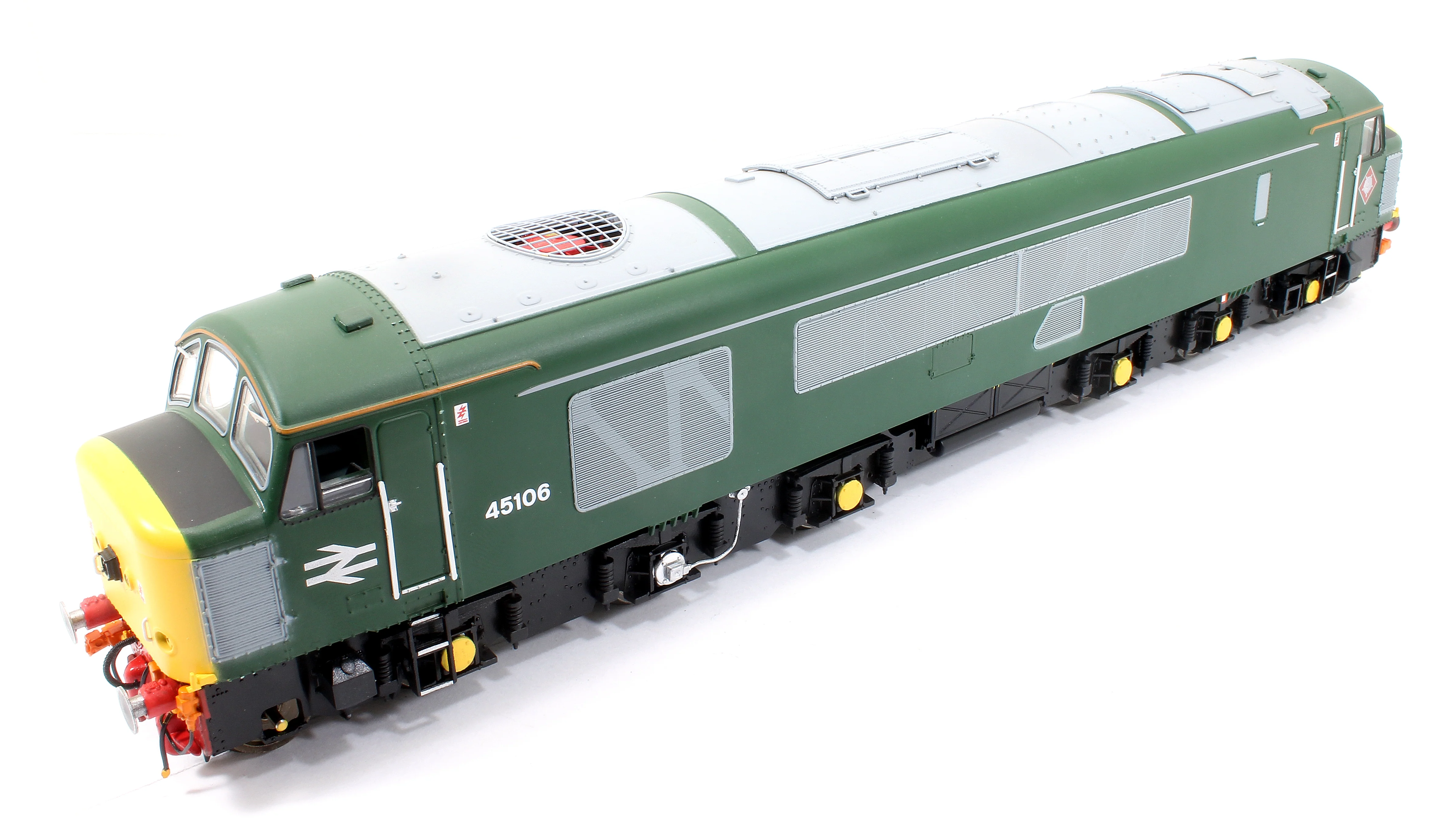 45501 Class 45/1 45106 BR 'Railtour' Green with Full Yellow Ends, Tinsley Diamond plaques and square headlight Diesel Locomotive - Image 10
