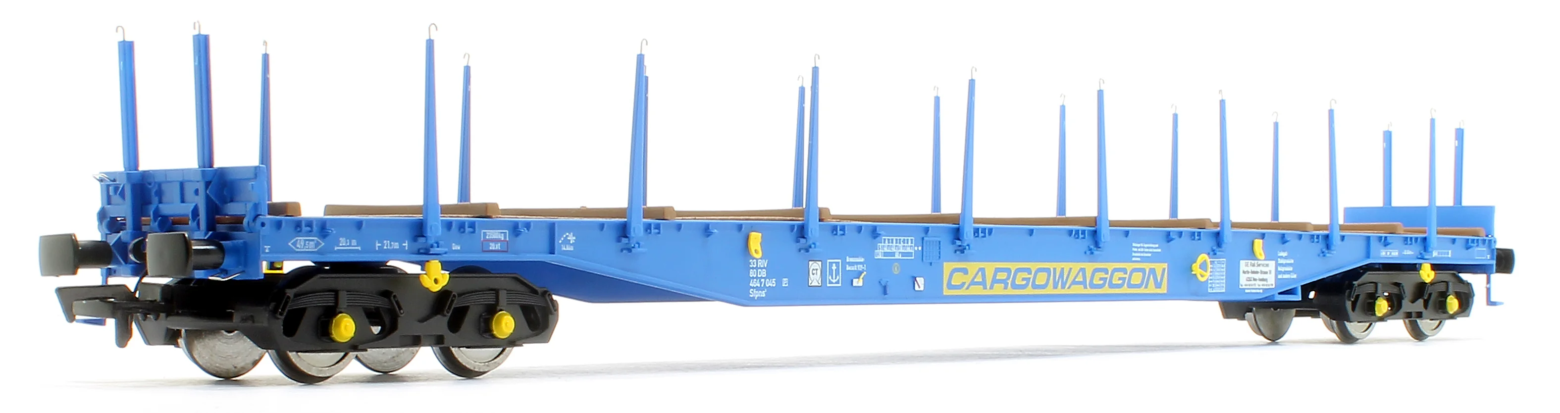 5109 IGA Cargowaggon bogie flat in CARGOWAGGON blue 4647 045 - Image 2