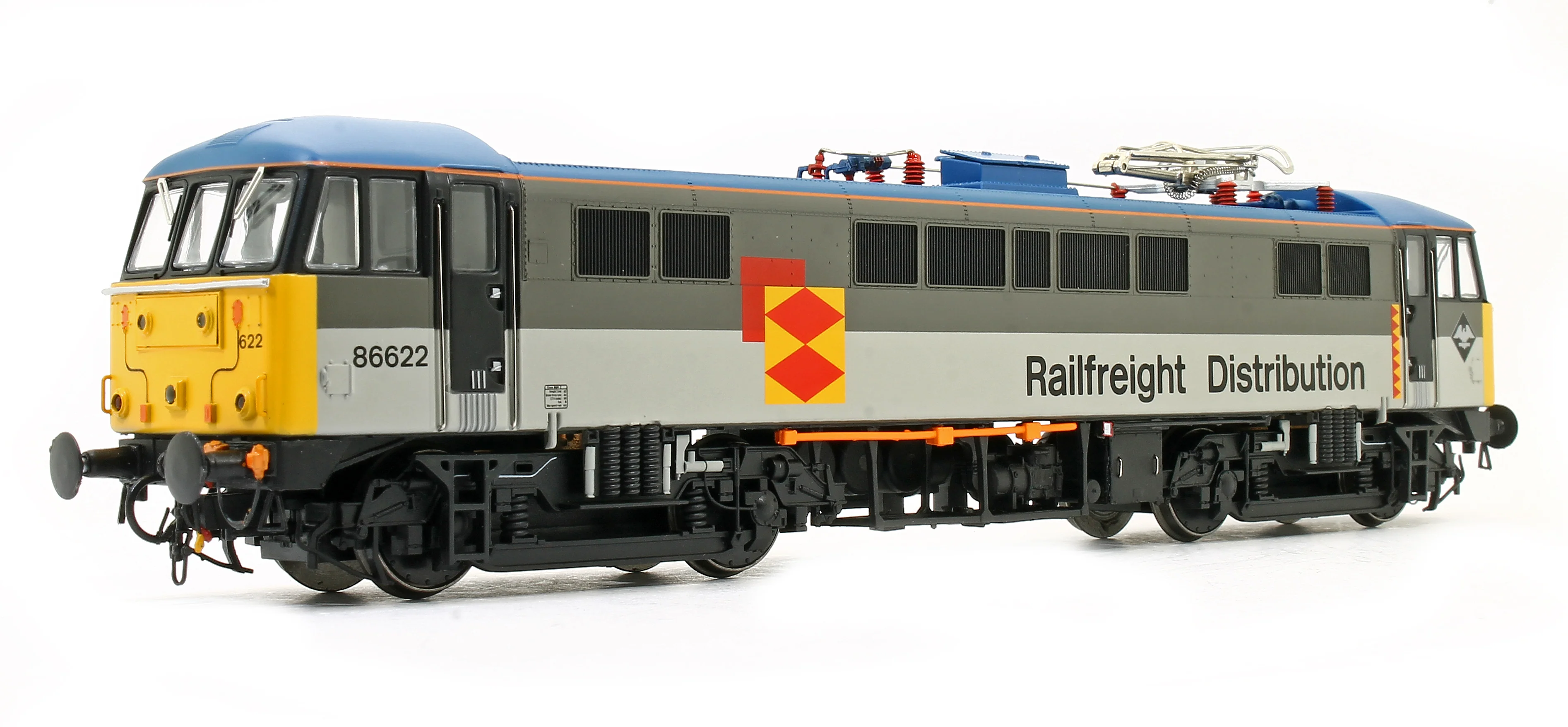 8644 Class 86 622 Railfreight Distribution European Grey Electric Locomotive - Image 2
