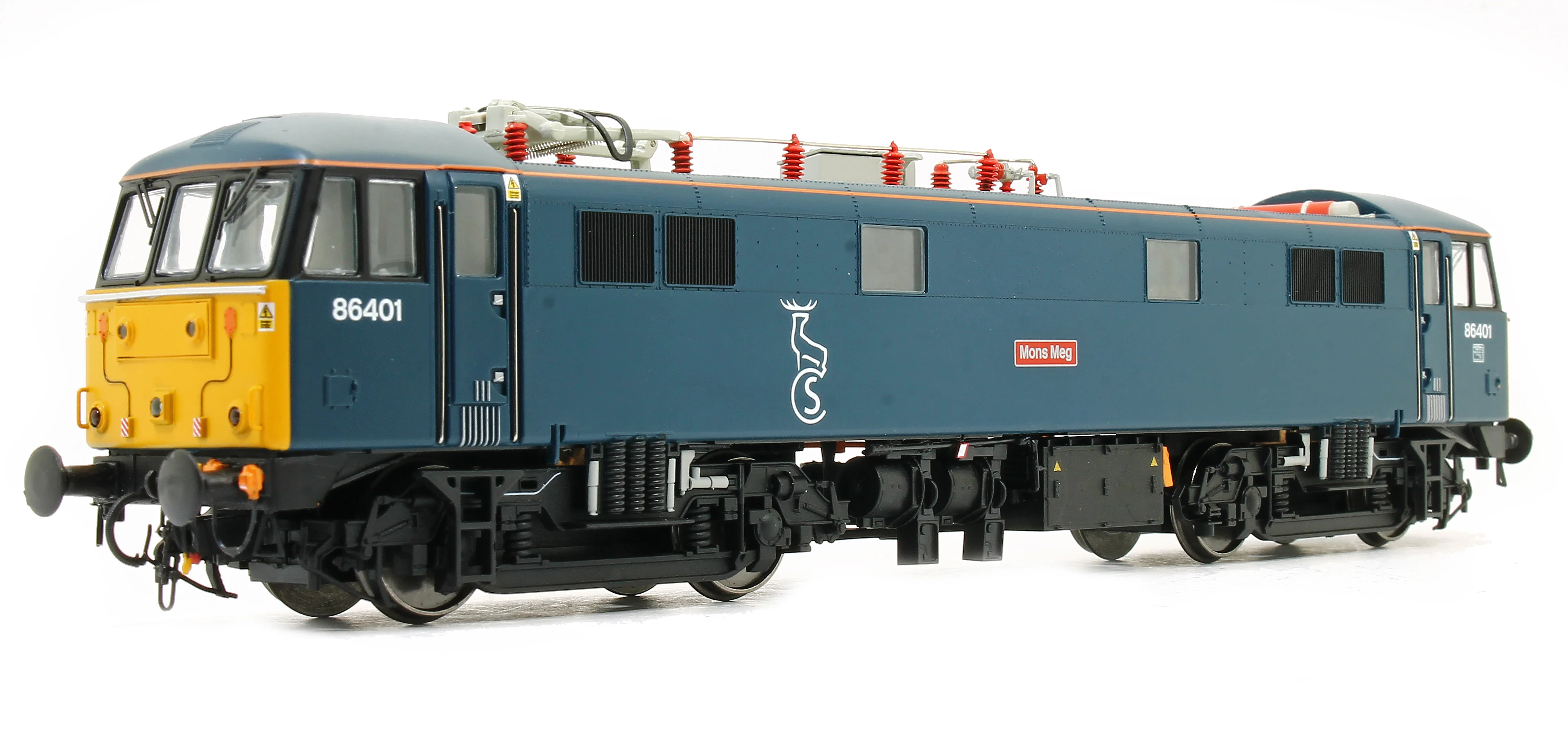 8645 Class 86 401 'Mons Meg' Caledonian Sleeper Electric Locomotive