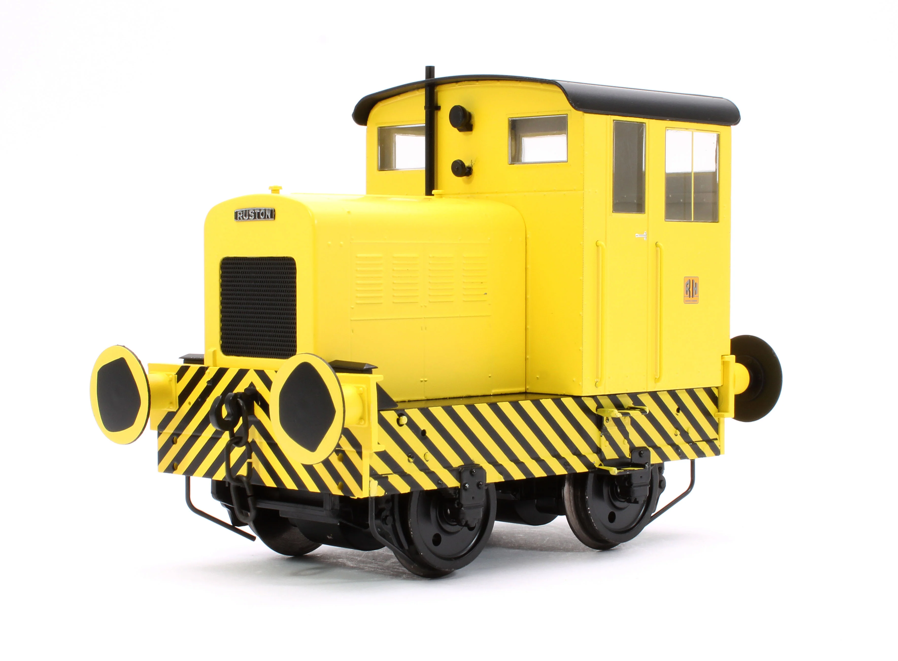 9032 Ruston & Hornsby 48DS Yellow/Wasp Stripes (Enclosed Cab) Diesel Shunter