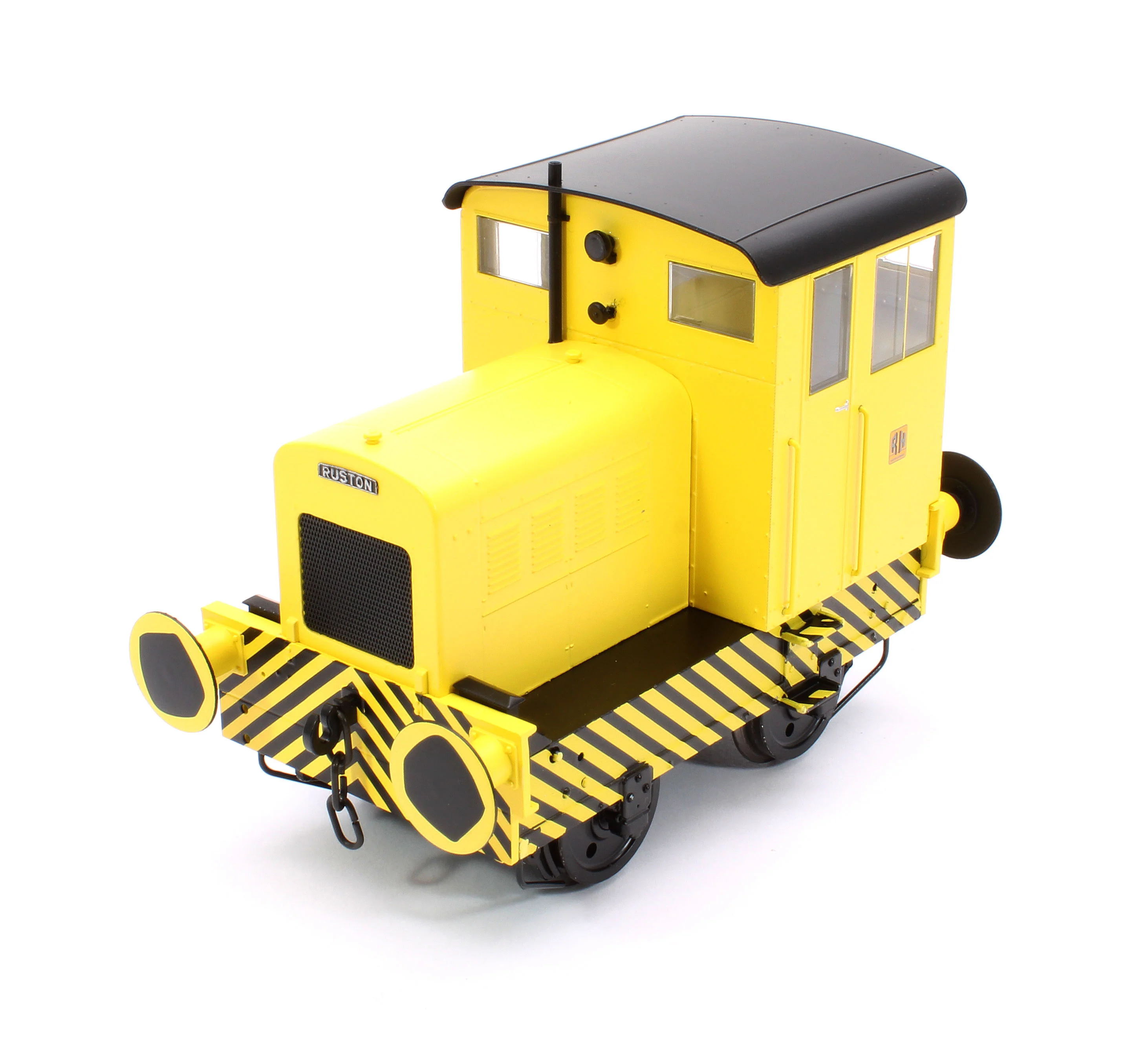 9032 Ruston & Hornsby 48DS Yellow/Wasp Stripes (Enclosed Cab) Diesel Shunter - Image 10