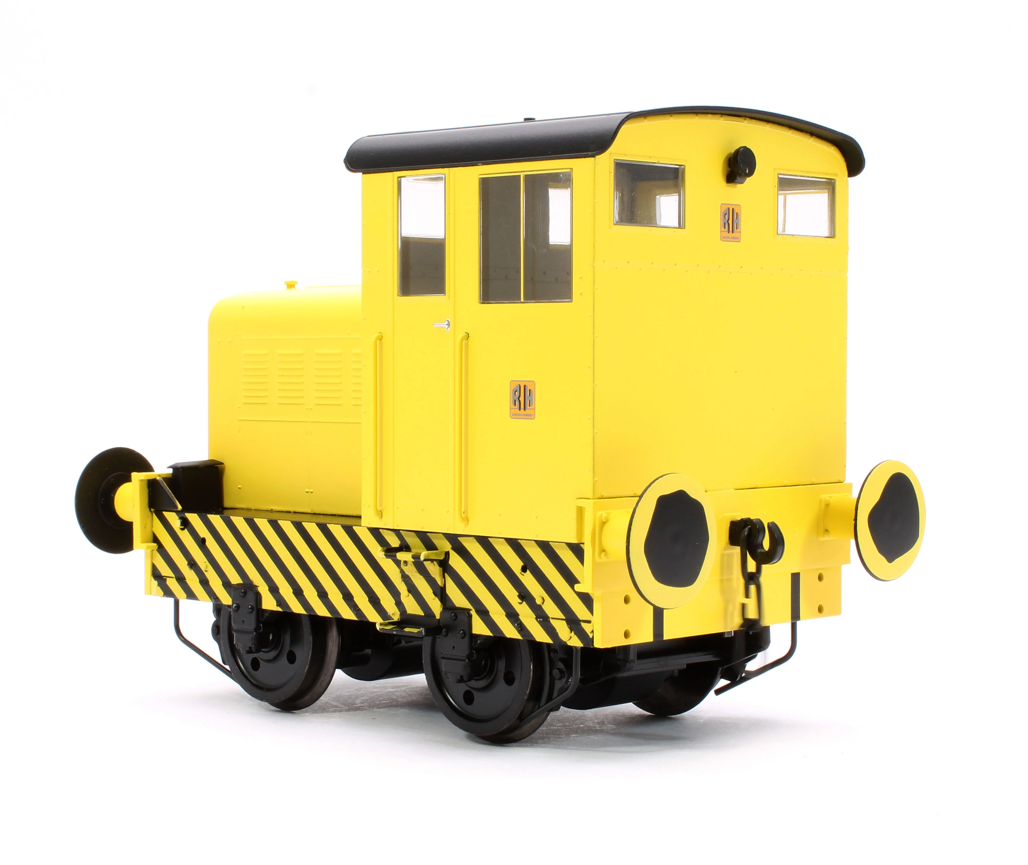 9032 Ruston & Hornsby 48DS Yellow/Wasp Stripes (Enclosed Cab) Diesel Shunter - Image 2
