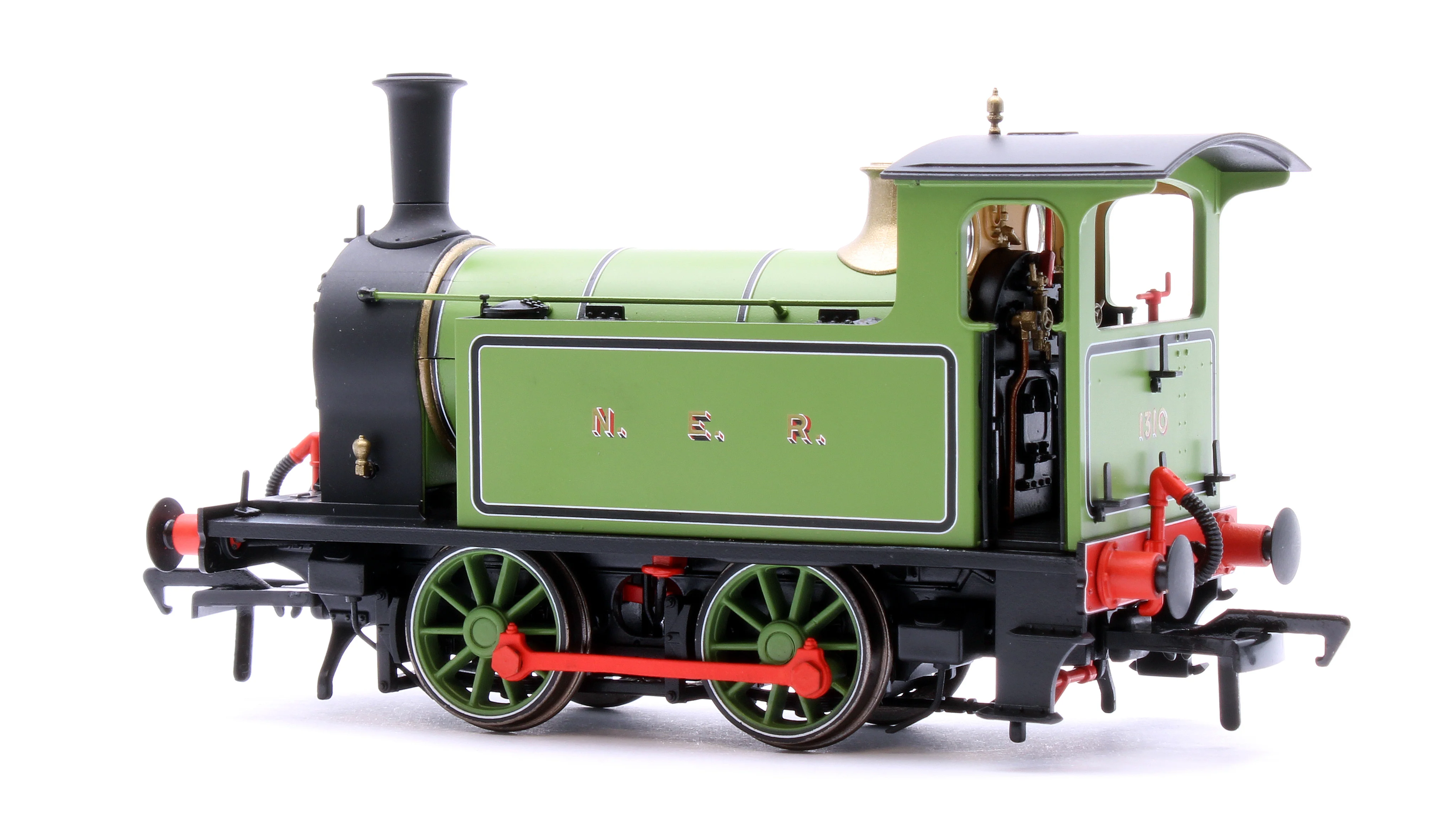 932502 NER H Class - No.1310 NER Simplified Saxony Green Livery (as preserved) Steam Locomotive - DCC Sound - Image 4