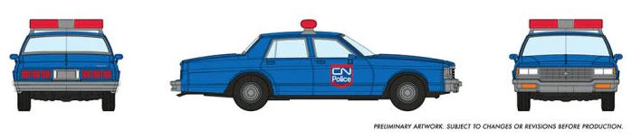 800013 HO Chevrolet Impala Sedan: CN Police