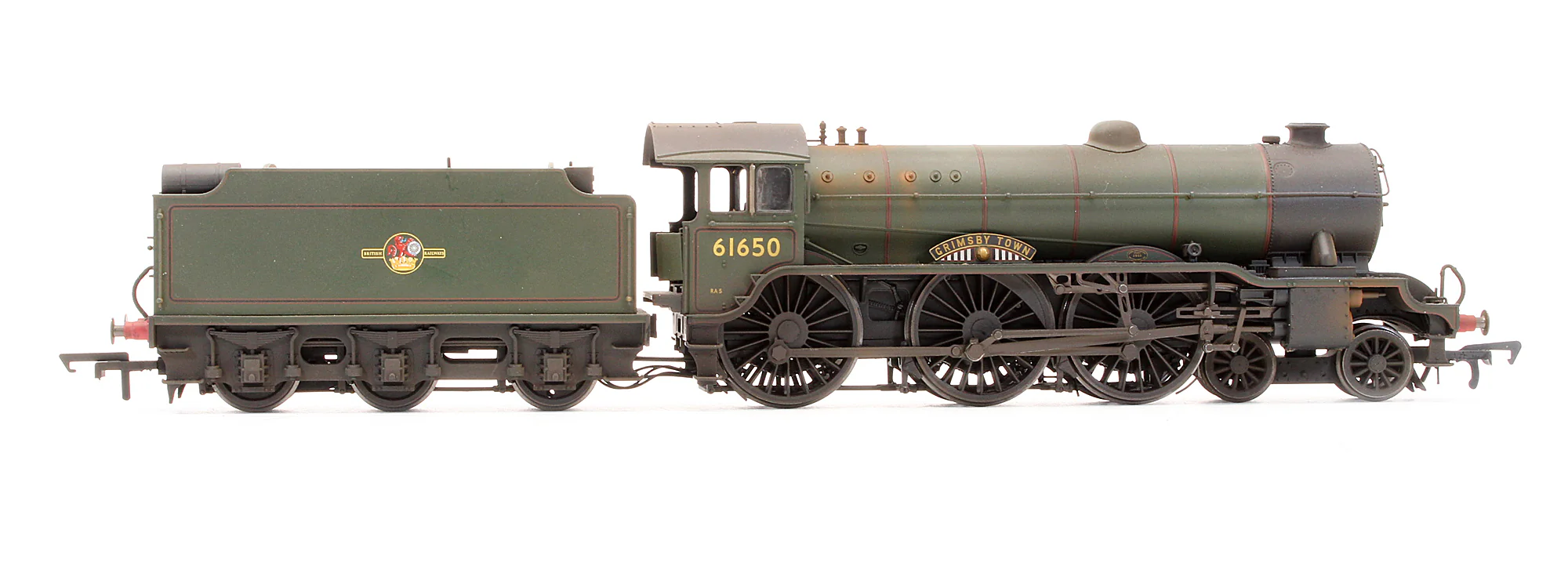 R2922X Pre-Owned BR 4-6-0 Class B17/6 'Grimsby Town' 61650 Steam Locomotive - Custom Weathered - Image 3