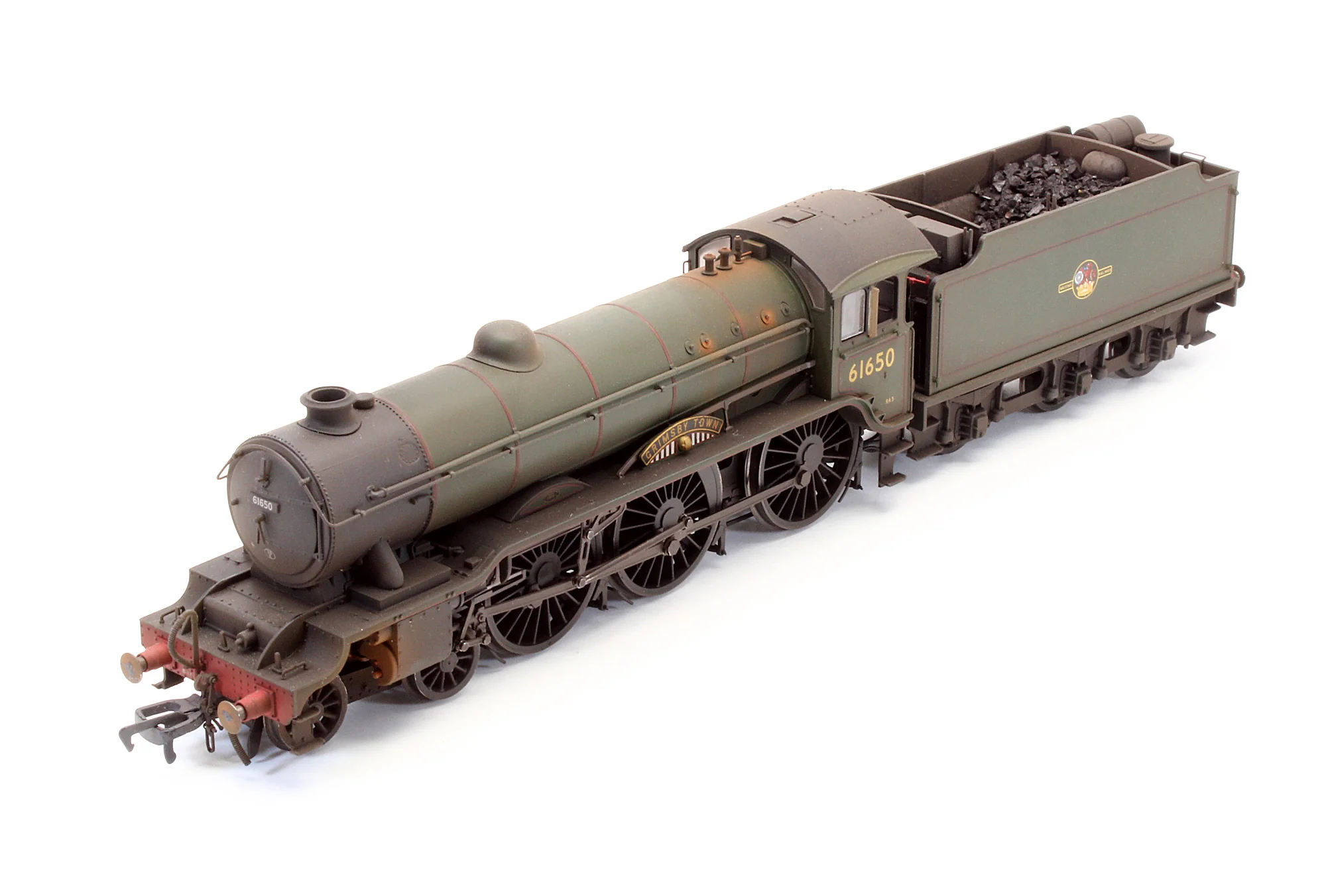 R2922X Pre-Owned BR 4-6-0 Class B17/6 'Grimsby Town' 61650 Steam Locomotive - Custom Weathered - Image 5