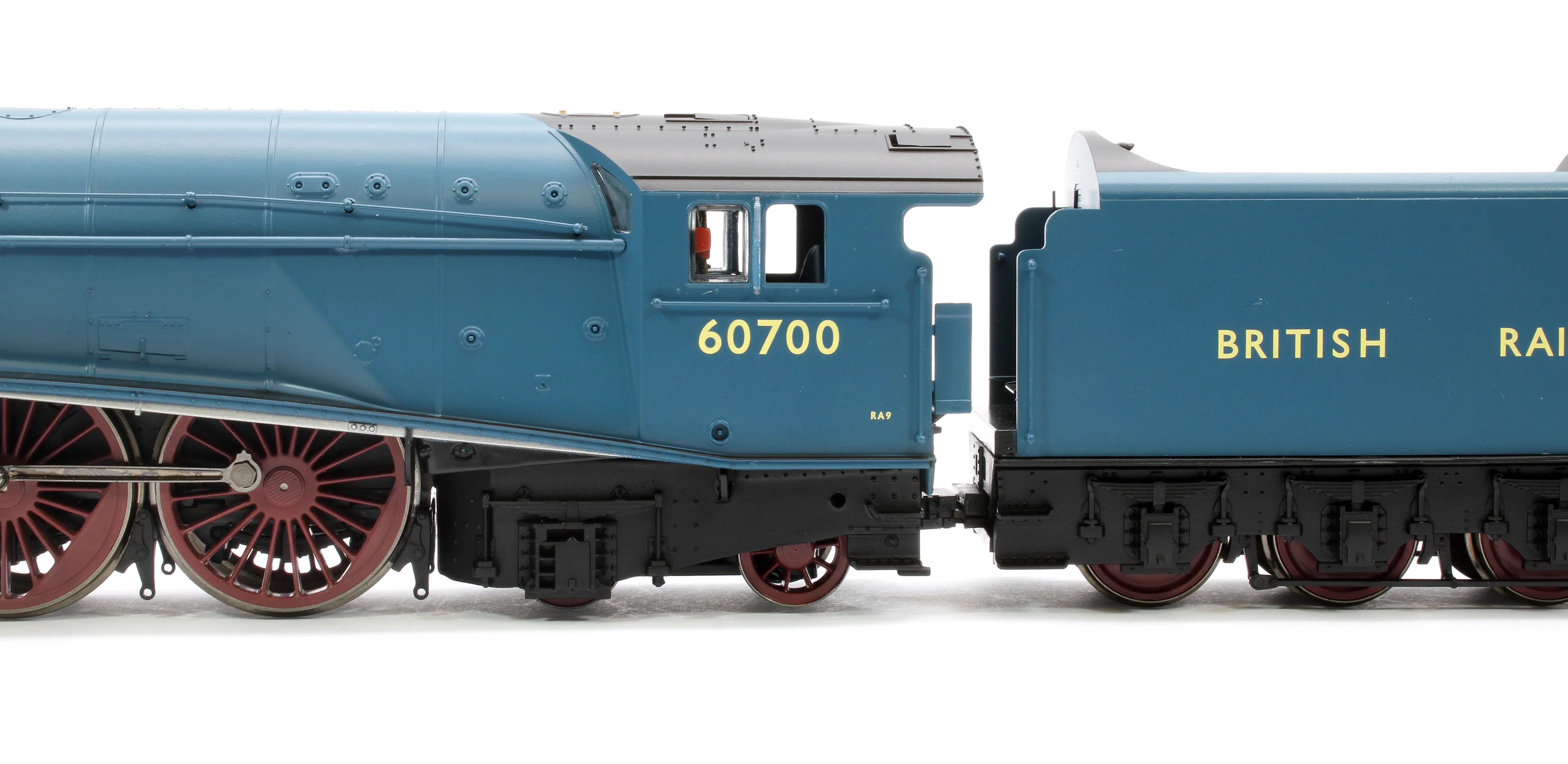 R30125 W1 Class 'Hush Hush' Streamlined 4-6-4 BR Garter Blue '60700' Steam Locomotive - Image 7