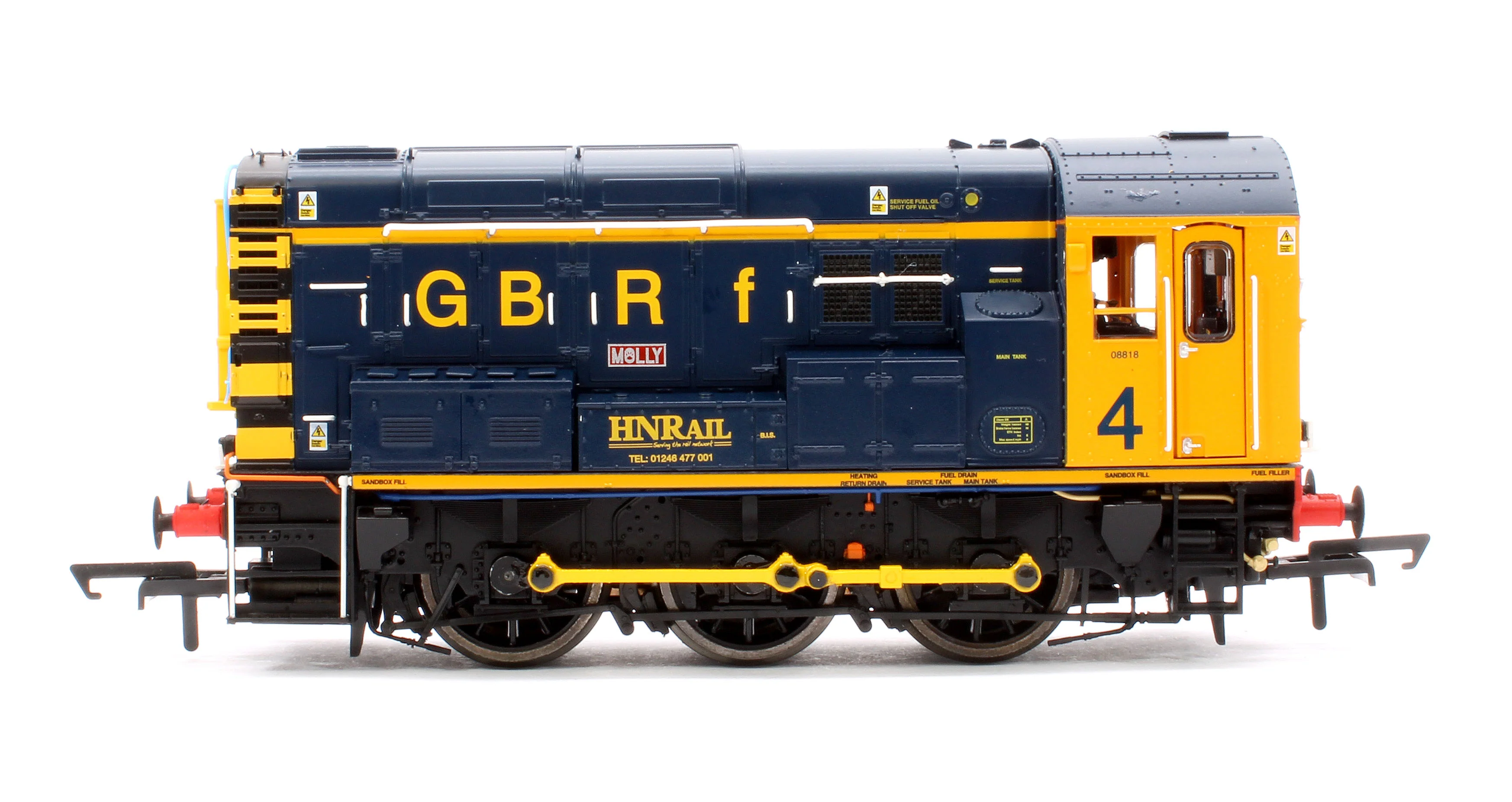R30141 Class 08 0-6-0 08818 'Molly' GB Railfreight Diesel Shunter - Image 5