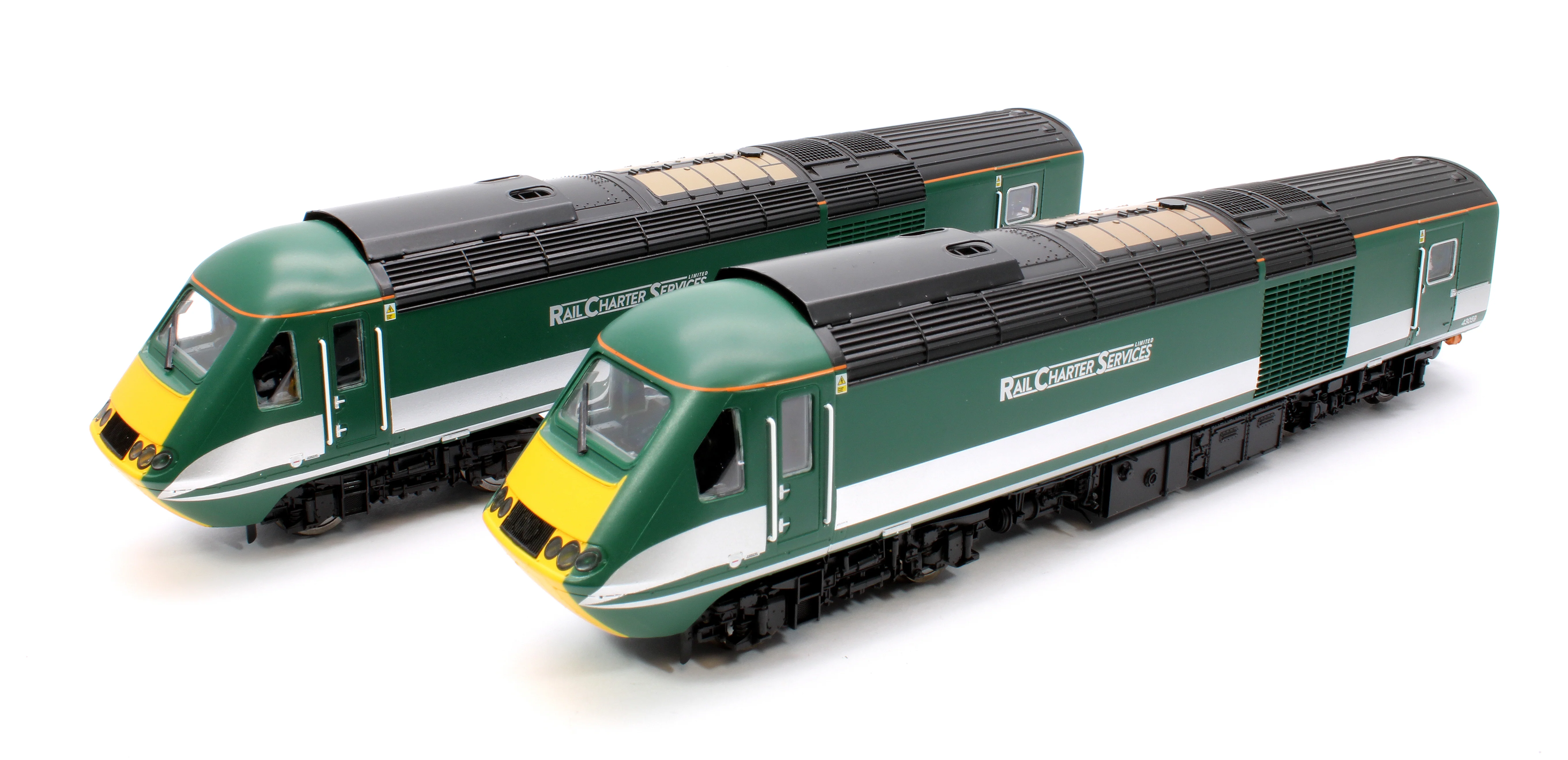 R30204 Class 43 HST Power Cars '43058 & 43059' Rail Charter Services Green Train Pack