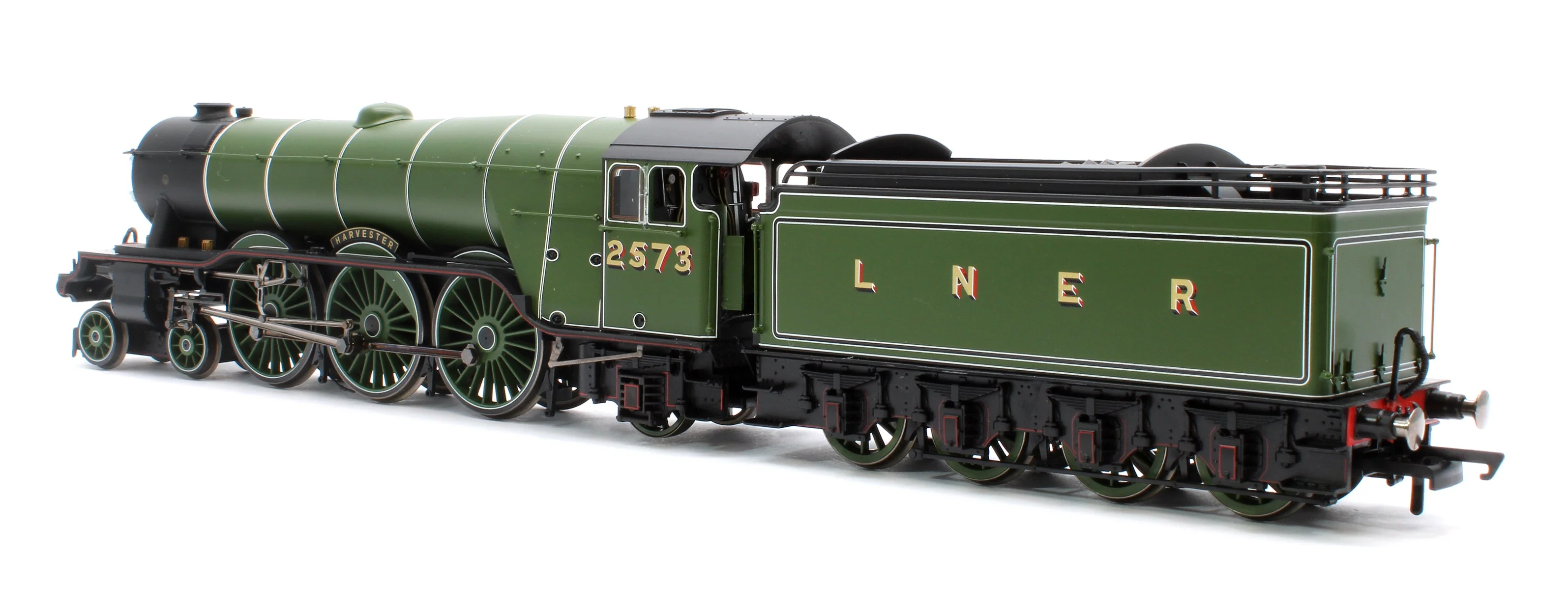Pre-Owned R30216 Class A3 No.2573 'Harvester' (diecast footplate and flickering firebox) LNER Green Steam Locomotive - DCC Fitted - Image 2