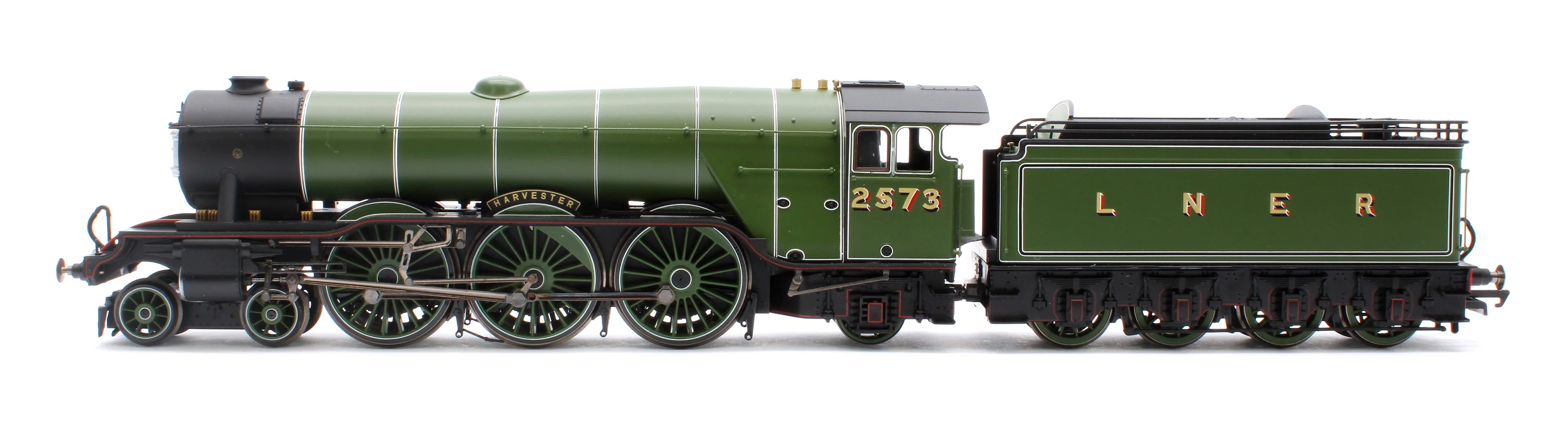 Pre-Owned R30216 Class A3 No.2573 'Harvester' (diecast footplate and flickering firebox) LNER Green Steam Locomotive - DCC Fitted - Image 5