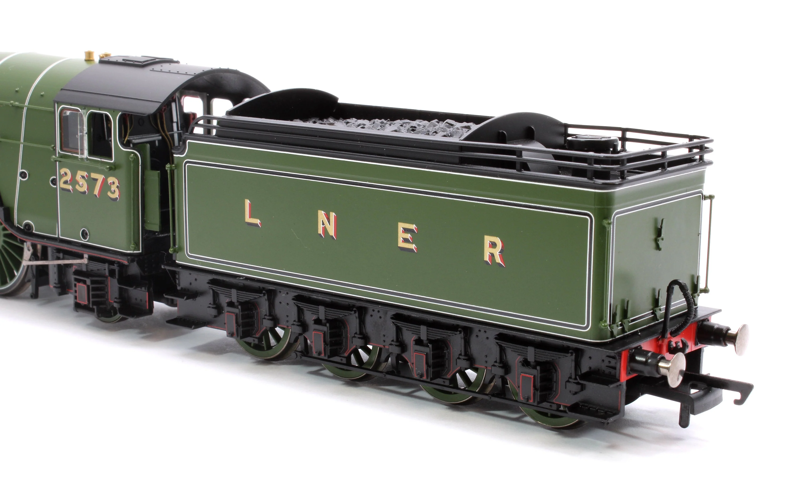 Pre-Owned R30216 Class A3 No.2573 'Harvester' (diecast footplate and flickering firebox) LNER Green Steam Locomotive - DCC Fitted - Image 8