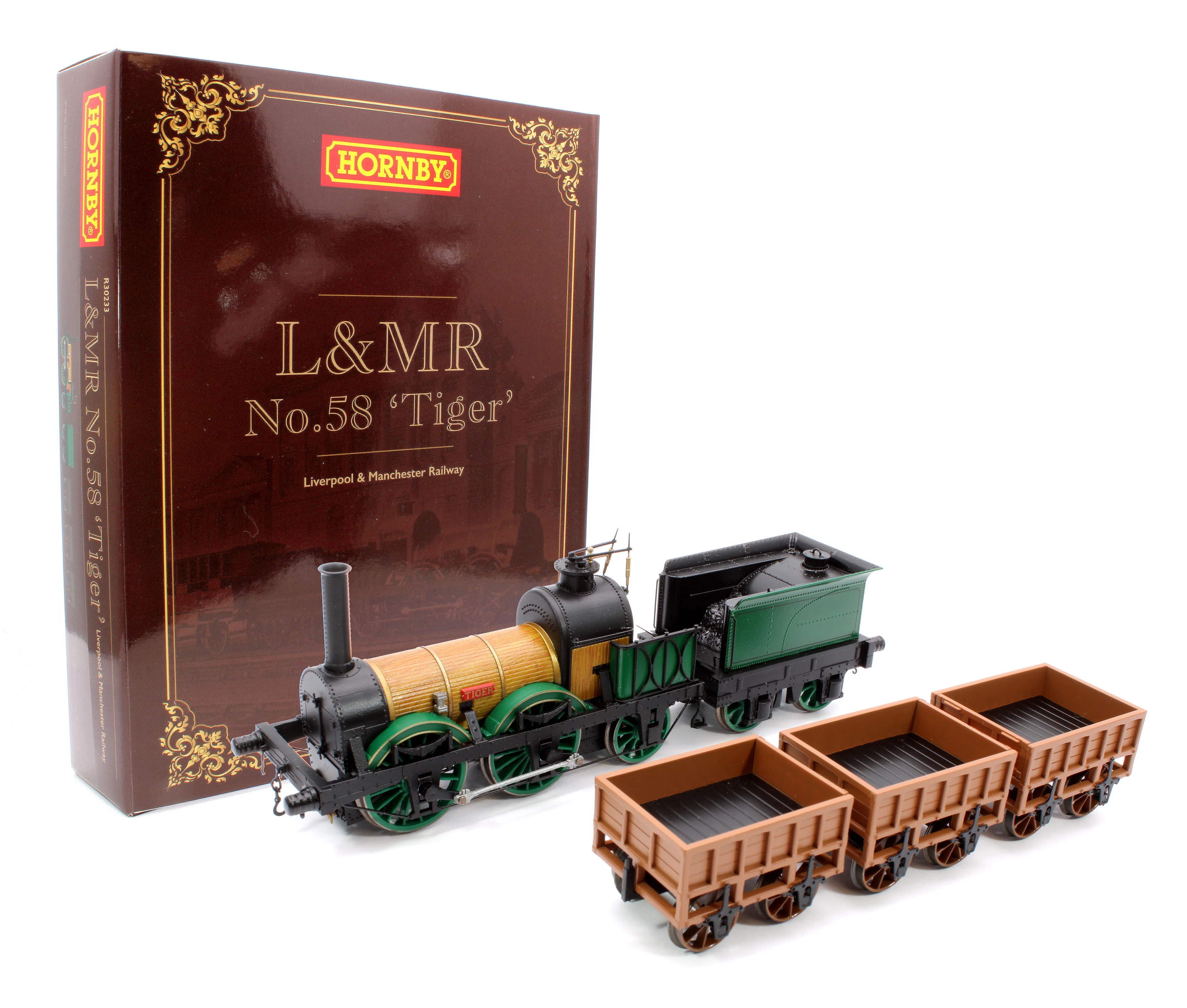 Liverpool & Manchester Railway 0-4-2 No.58 'Tiger' Train Pack