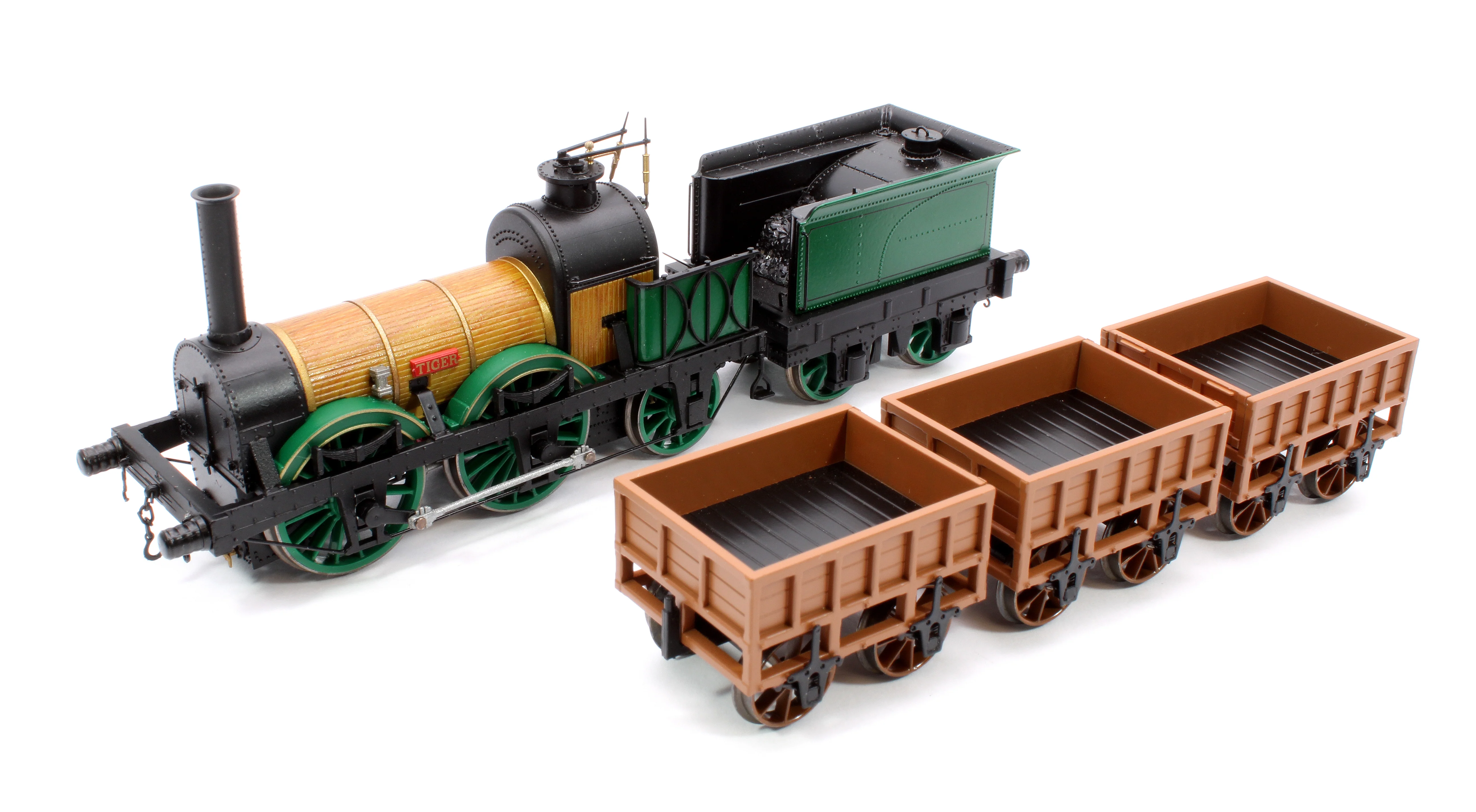 Liverpool & Manchester Railway 0-4-2 No.58 'Tiger' Train Pack - Image 2