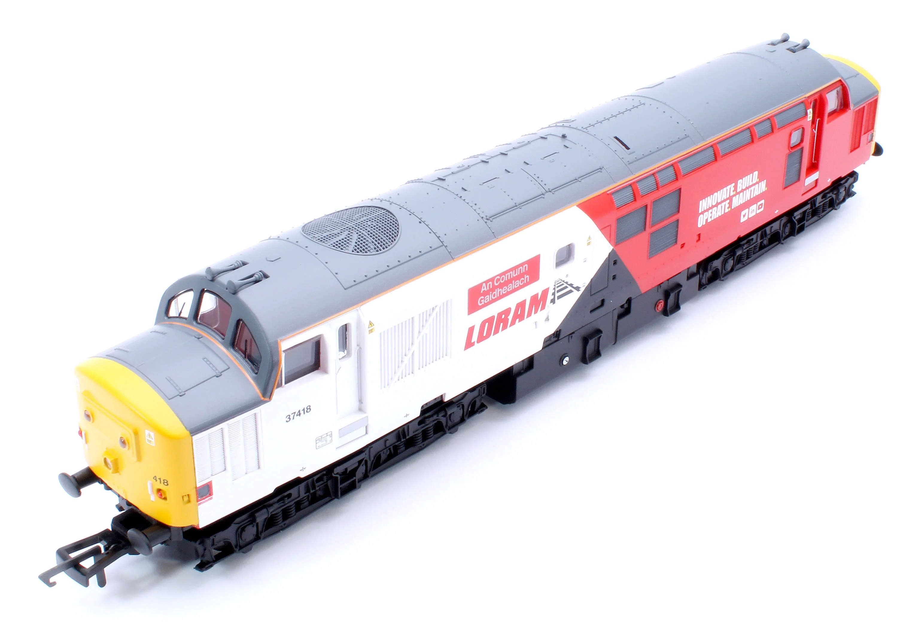R30436 RailRoad Class 37 Loram 'An Comunn Gaidhealach' 37418 Diesel Locomotive - Image 11