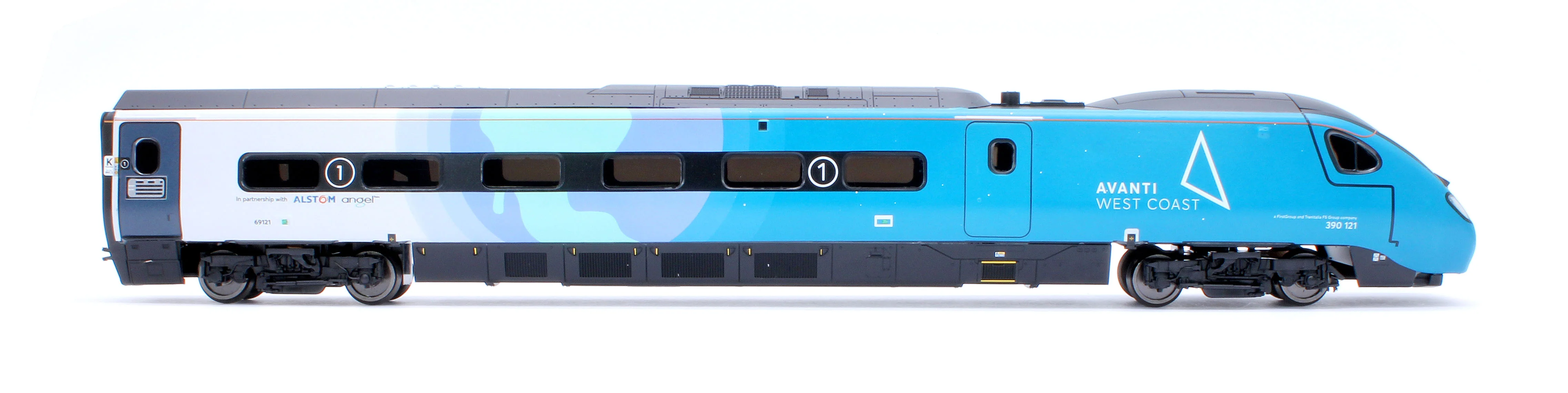 R30444 Avanti West Coast Class 390 COP26 Livery 4 Car Train Pack No.390121 - Image 13