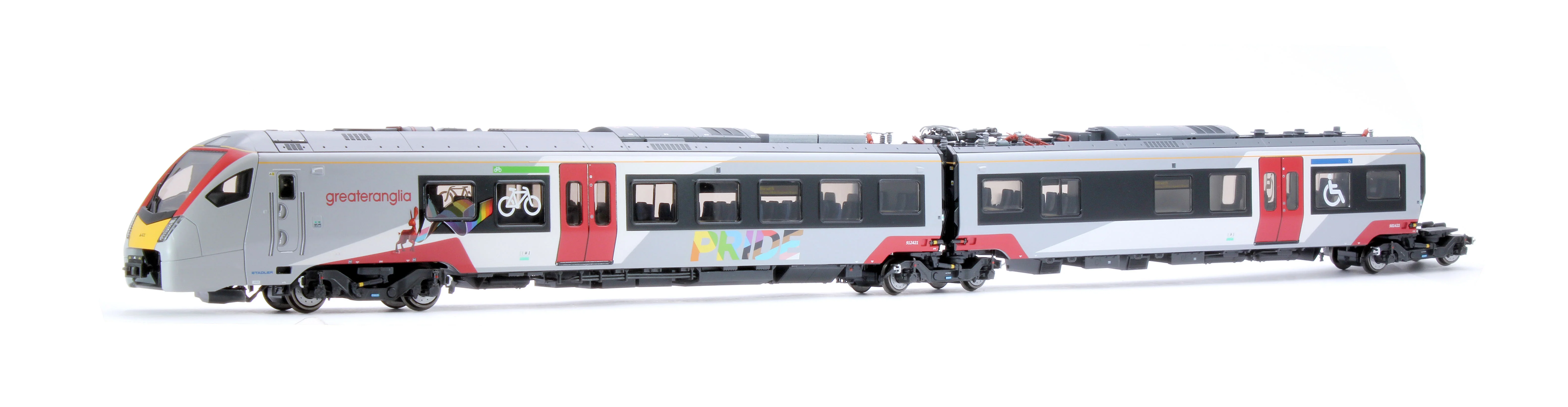 R30446 Greater Anglia Class 755-4 FLIRT 4 Car Pride Livery Train Pack - Image 2