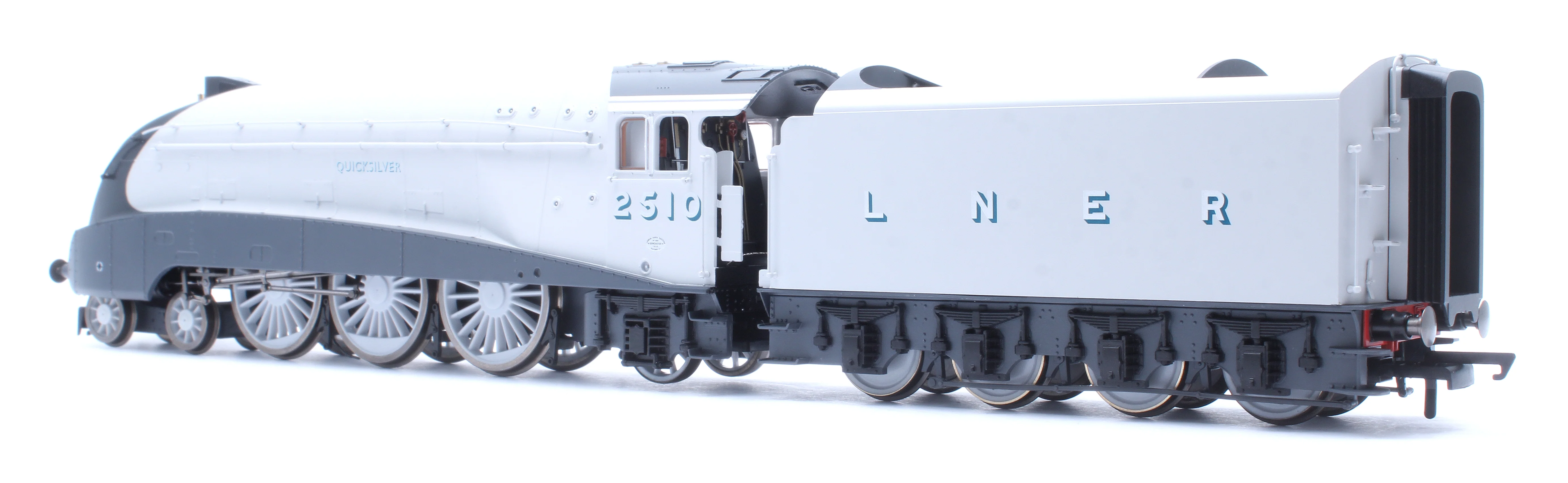R30457 Hornby Dublo Class A4 4-6-2 LNER No.2510 'Quicksilver' (90th Anniversary Collection) Steam Locomotive - Image 2