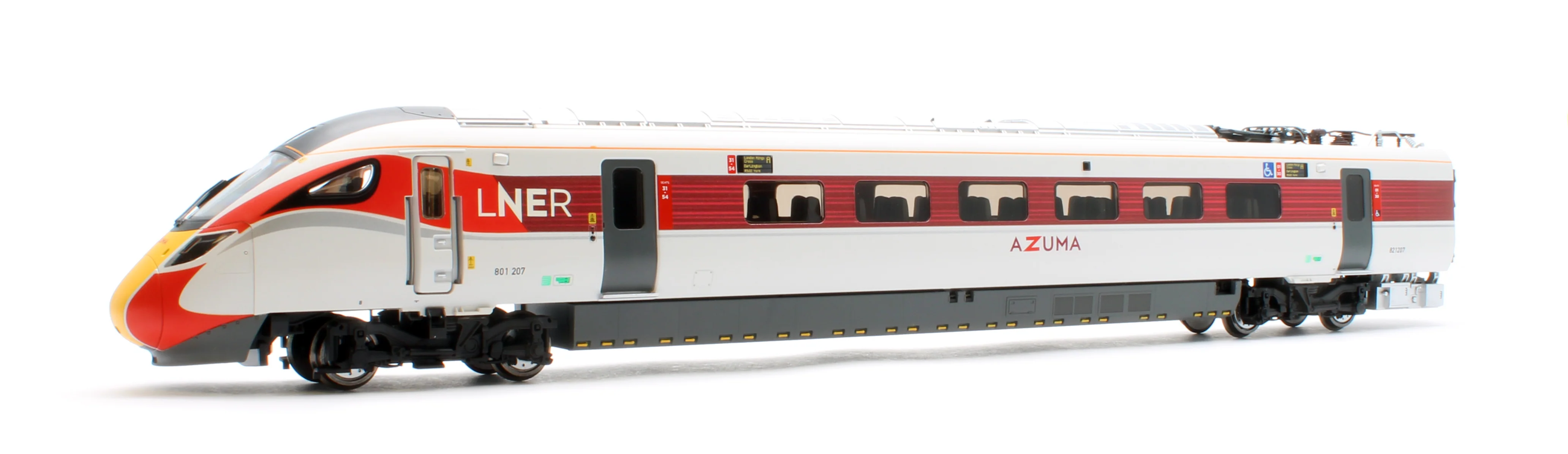 R30460 LNER Azuma Class 801/2 Railway 200 5 Car Train Pack - Image 14