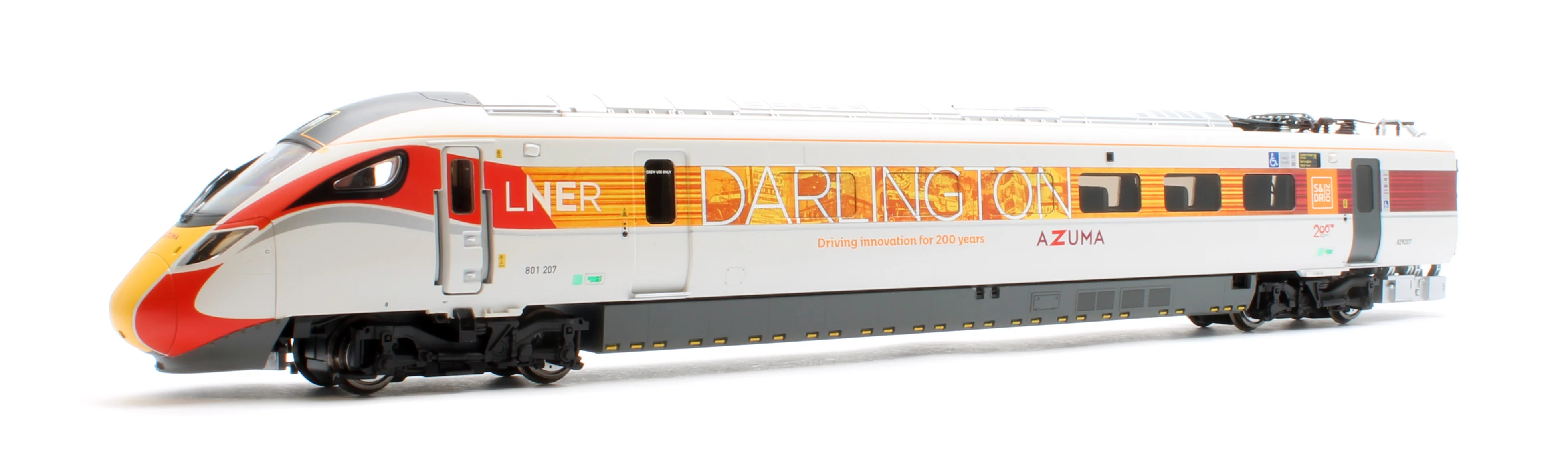 R30460 LNER Azuma Class 801/2 Railway 200 5 Car Train Pack - Image 6