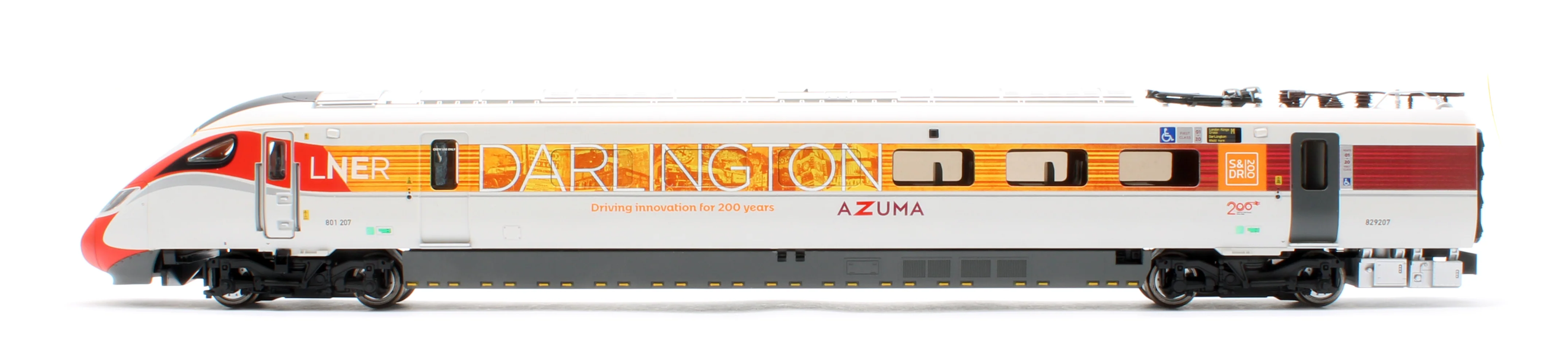 R30460 LNER Azuma Class 801/2 Railway 200 5 Car Train Pack - Image 7