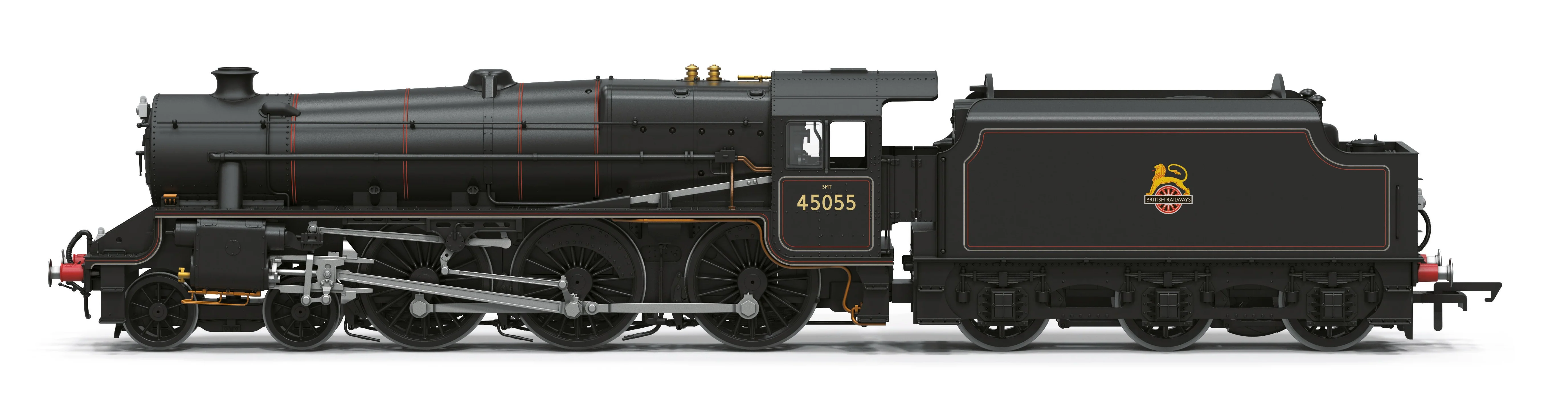R30484 Class 5MT 'Black Five' 4-6-0 BR Black Early Emblem 45055 Steam Locomotive