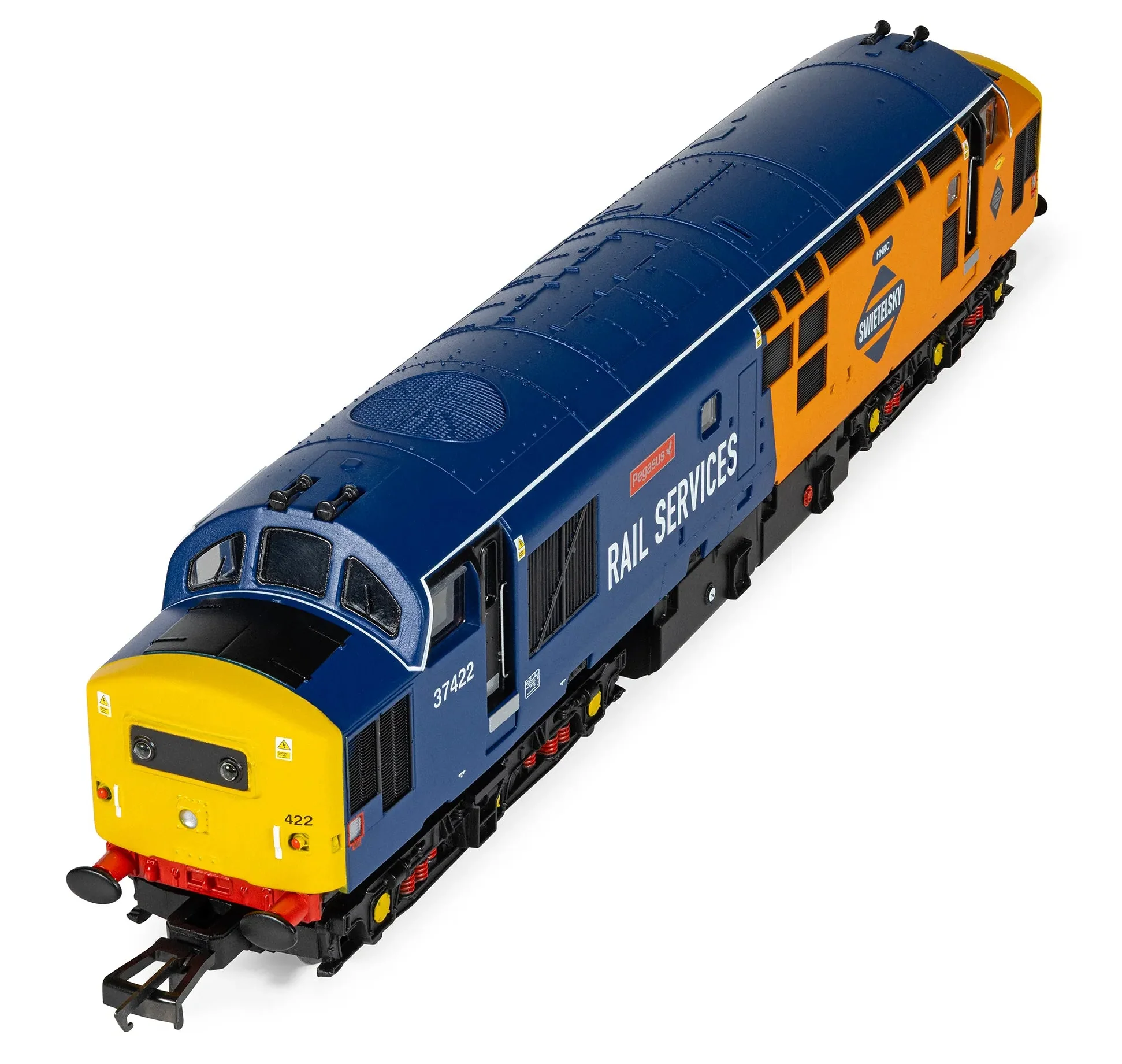R30544TXS RailRoad Class 37/4 Swietelsky Rail Services 37422 'Pegasus' Diesel Locomotive - DCC Sound - Image 5