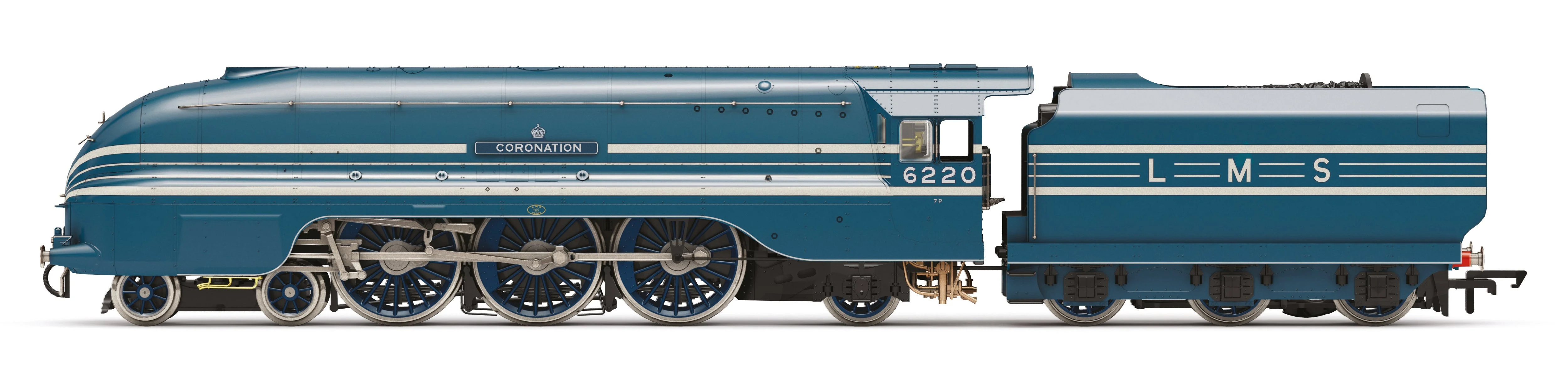 R30556 LMS Streamlined Coronation (with figure Limited Edition) The Great Railway Engineers Collection Steam Locomotive