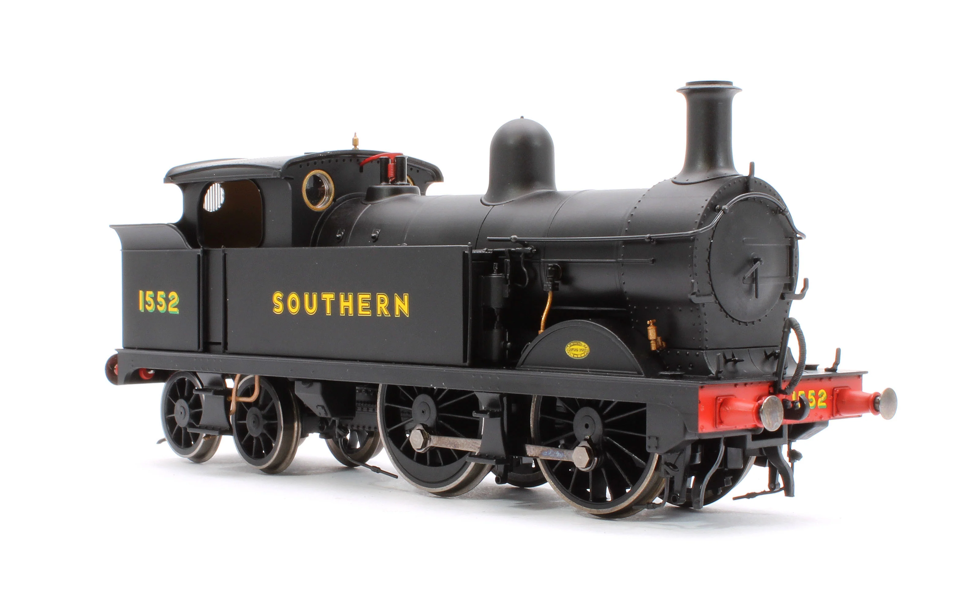 R3763 SECR Class H Wainwright, 0-4-4T SR Black with Sunshine Lettering 1552 Steam Locomotive - Image 4