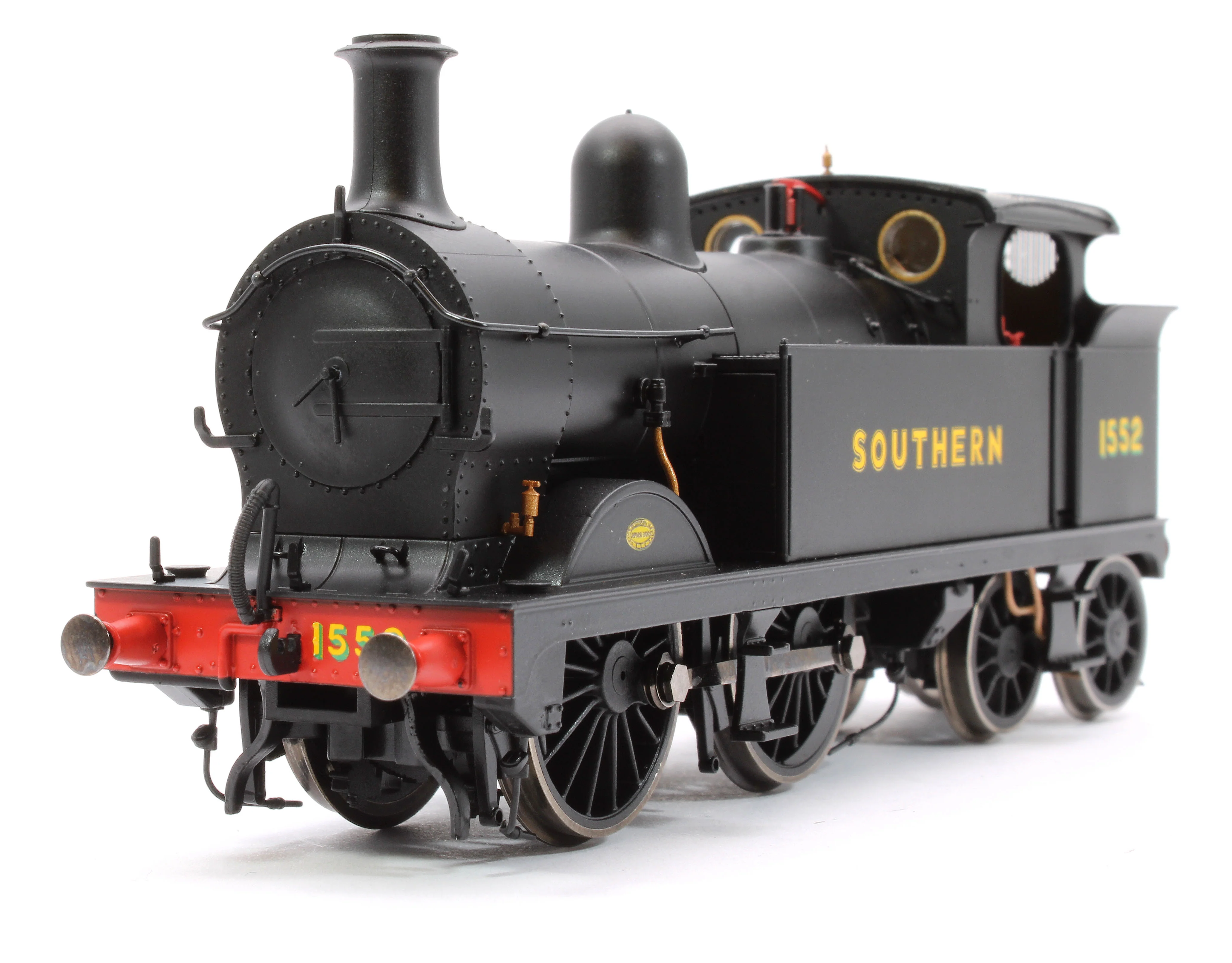 R3763 SECR Class H Wainwright, 0-4-4T SR Black with Sunshine Lettering 1552 Steam Locomotive - Image 7