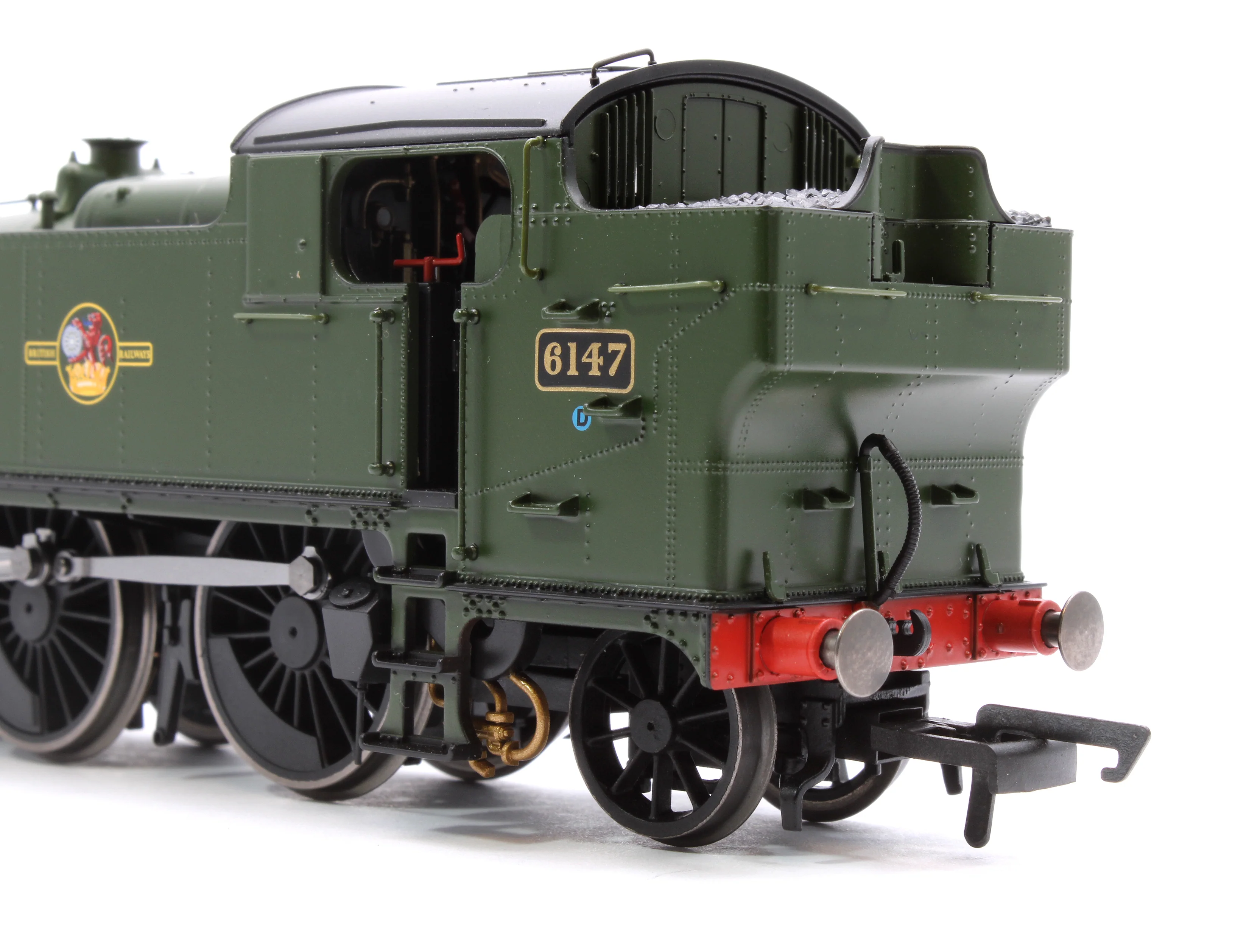 R3850 61XX Class 'Large Prairie' 2-6-2T 6147 BR Green Late Crest Steam Locomotive - Image 7